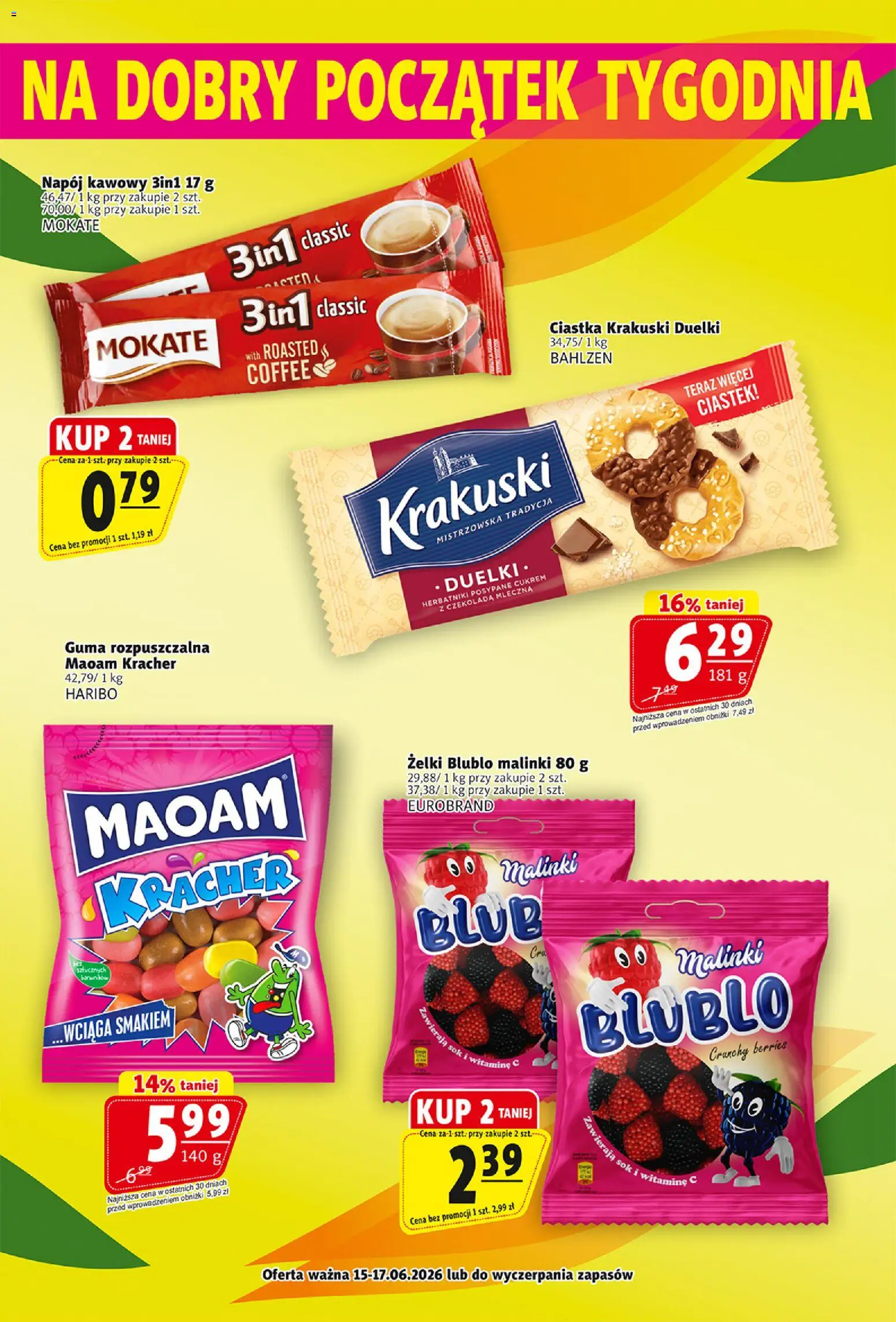Prim Market gazetka od 11.06.2026 | Strona: 22 | Produkty: Herbatniki, Czekolada, Sok, Ciastka