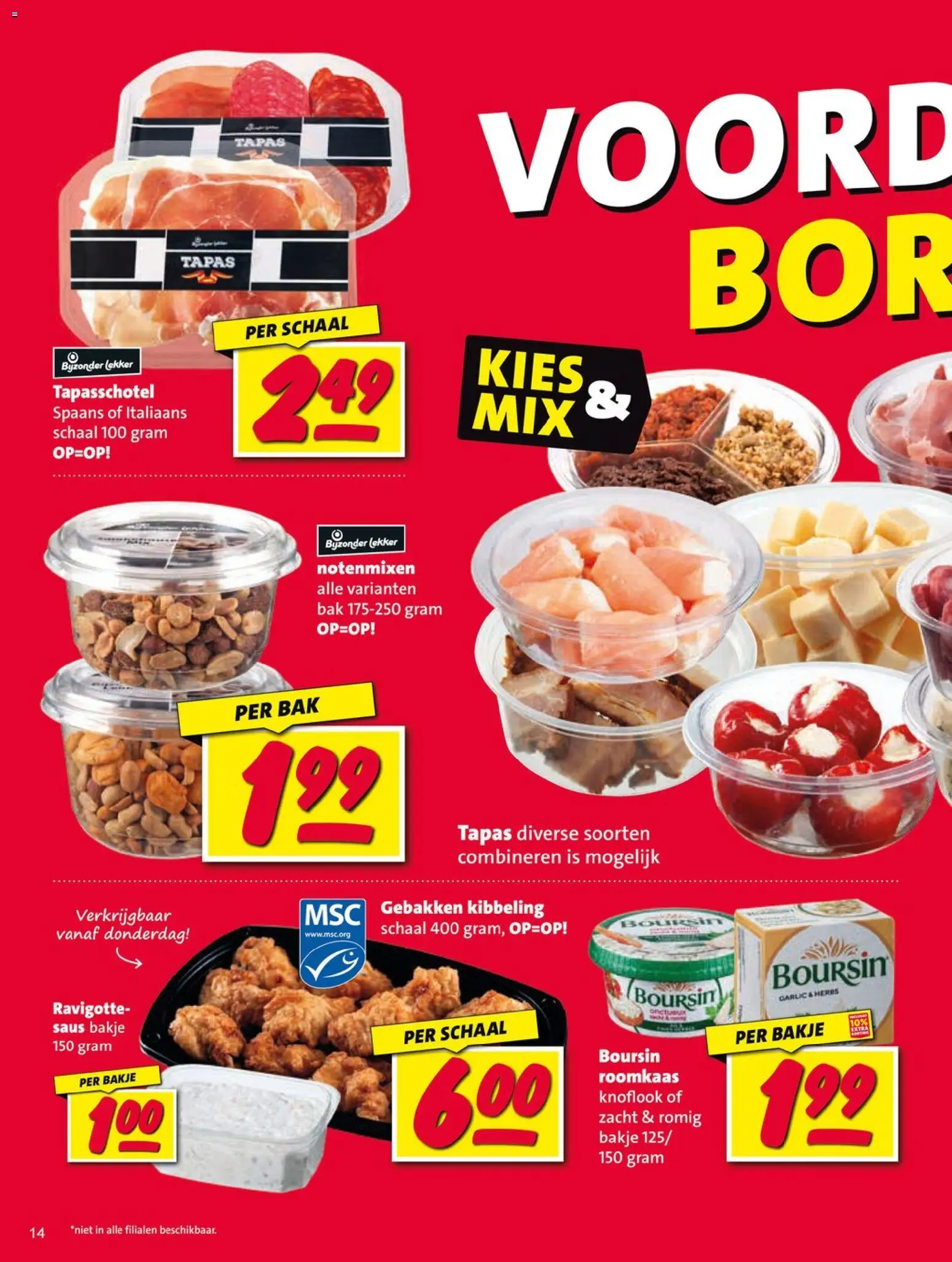 {H1} | Pagina: 14 | Producten: Schaal, Roomkaas, Saus, Knoflook
