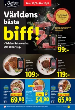 Lidl erbjudanden - Förhandsvisning av reklamblad från butik Lidl aktuell från 10/08/2026 | Sida: 3 | Produkter: Grill, Bacon, Hamburgare, Fläsk