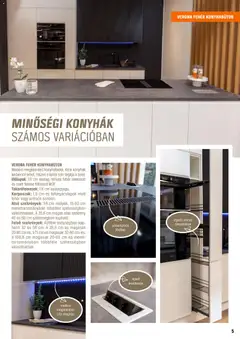 OBI - Designstúdió magazin - amely érvényes a következő dátumtól: 10.02.2026 | Oldal: 5 | Termékek: Főzőlap, Konyhabútor, Szekrény