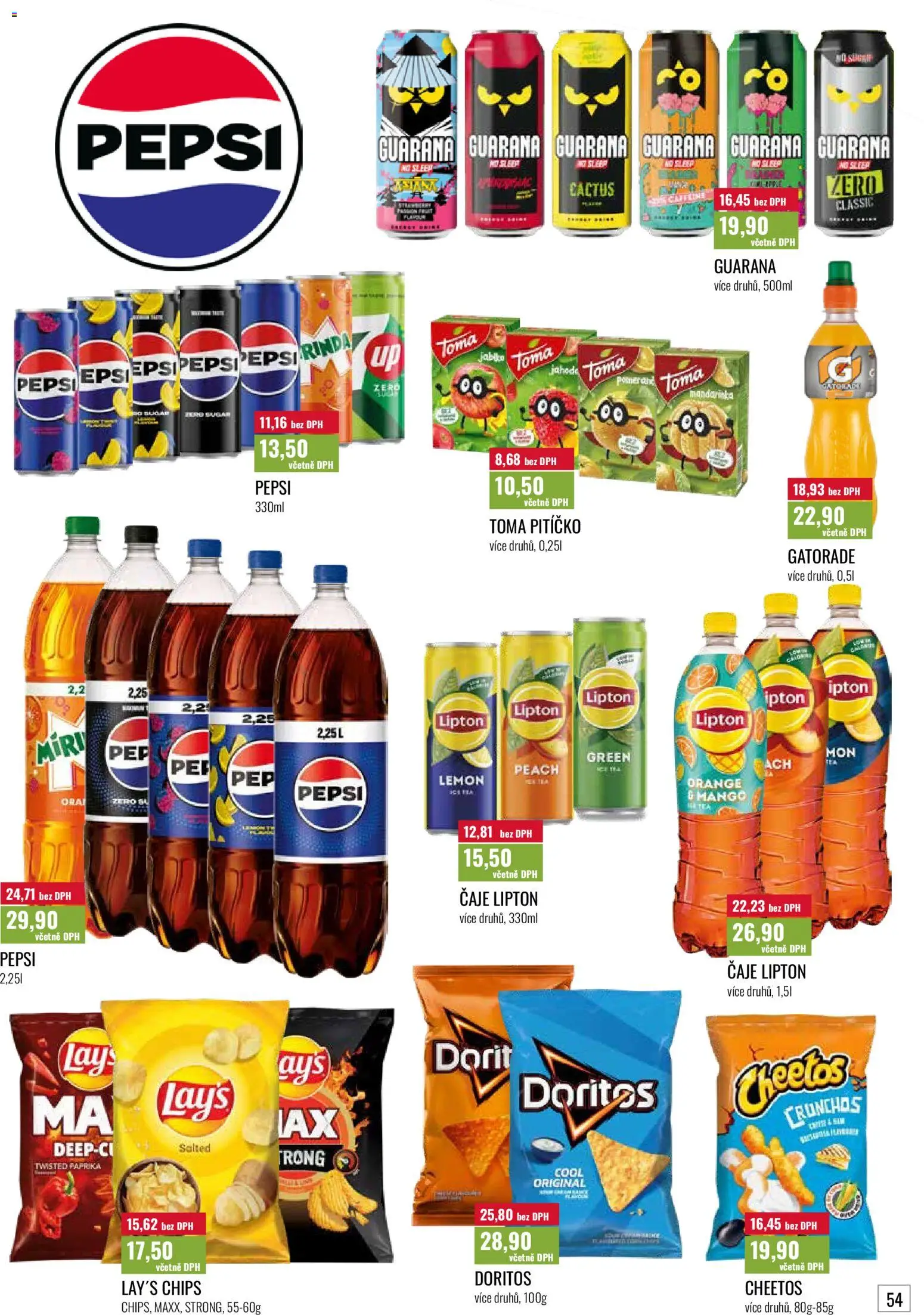 Ratio leták od 01.08.2026 | Strana: 55 | Produkty: Jablka, Cheetos, Čaje, Lay's