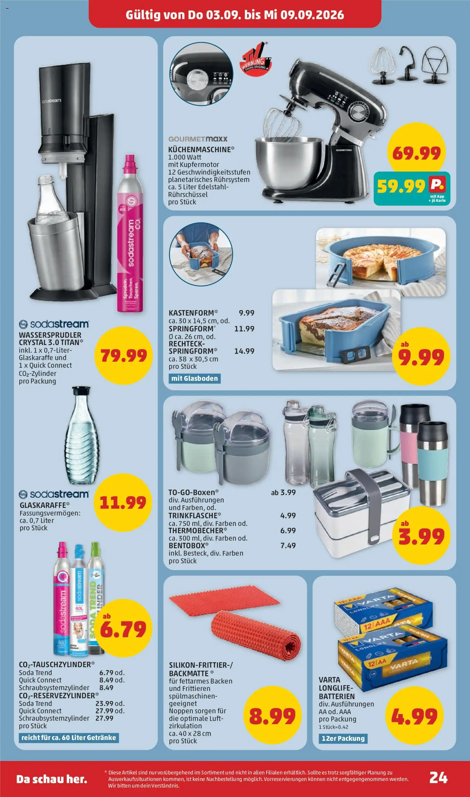 Penny Markt Flugblatt gültig ab 03.09.2026 | Seite: 24 | Produkte: Getränke