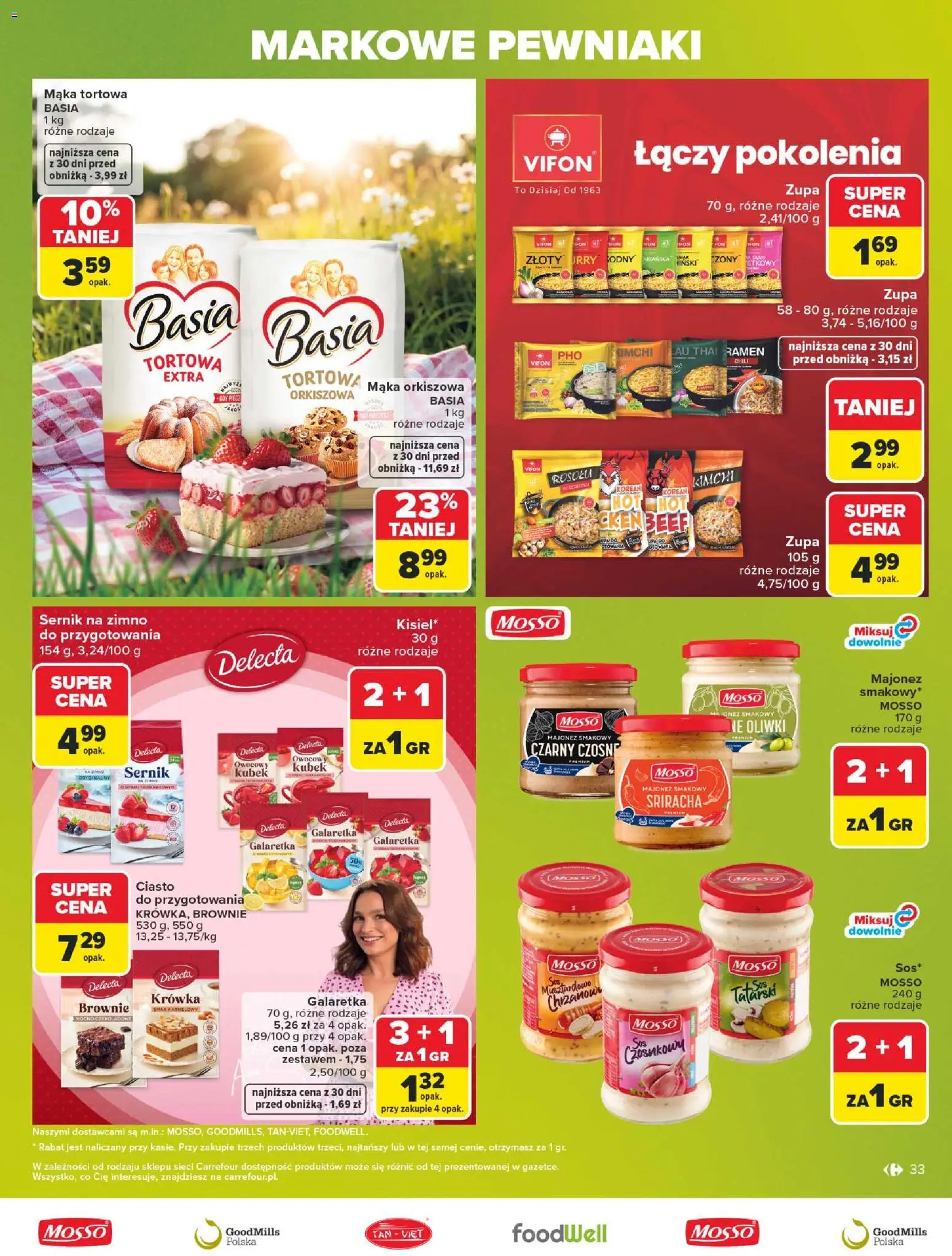 Carrefour gazetka - Markowe pewniaki od 20.07.2026 | Strona: 33 | Produkty: Vifon, Sriracha, Zupa, Majonez