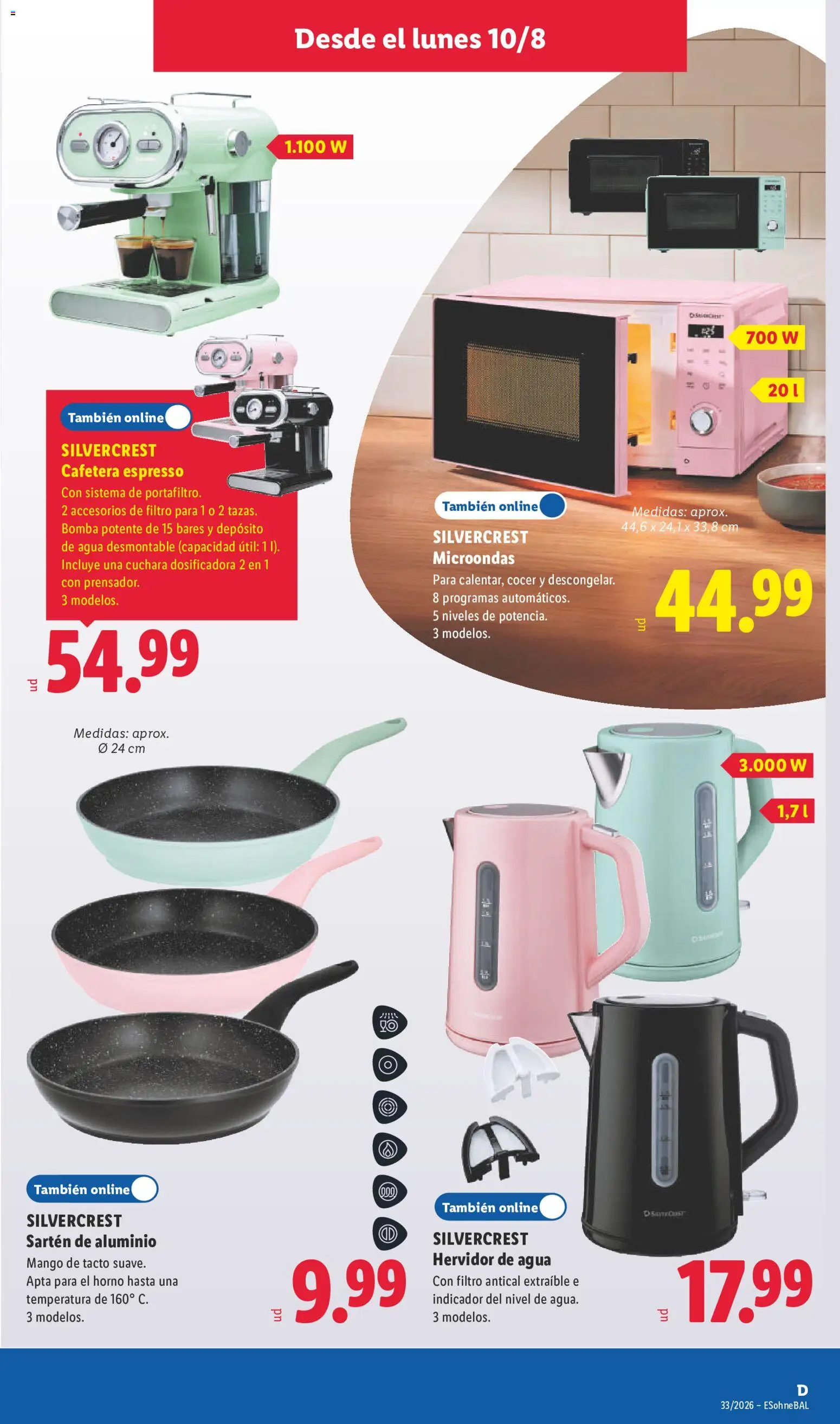Lidl folleto de bazar │ válido desde el 10/08/2026 | Página: 9