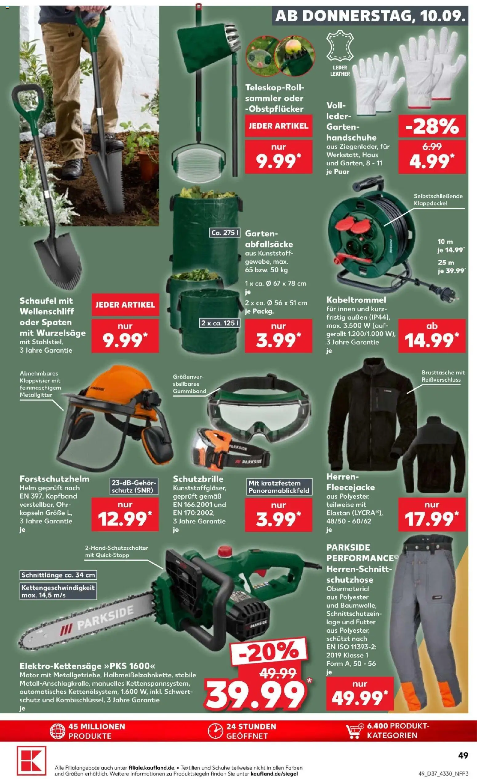 Kaufland Prospekt – gültig ab 10.09.2026 | Seite: 49 | Produkte: Handschuhe