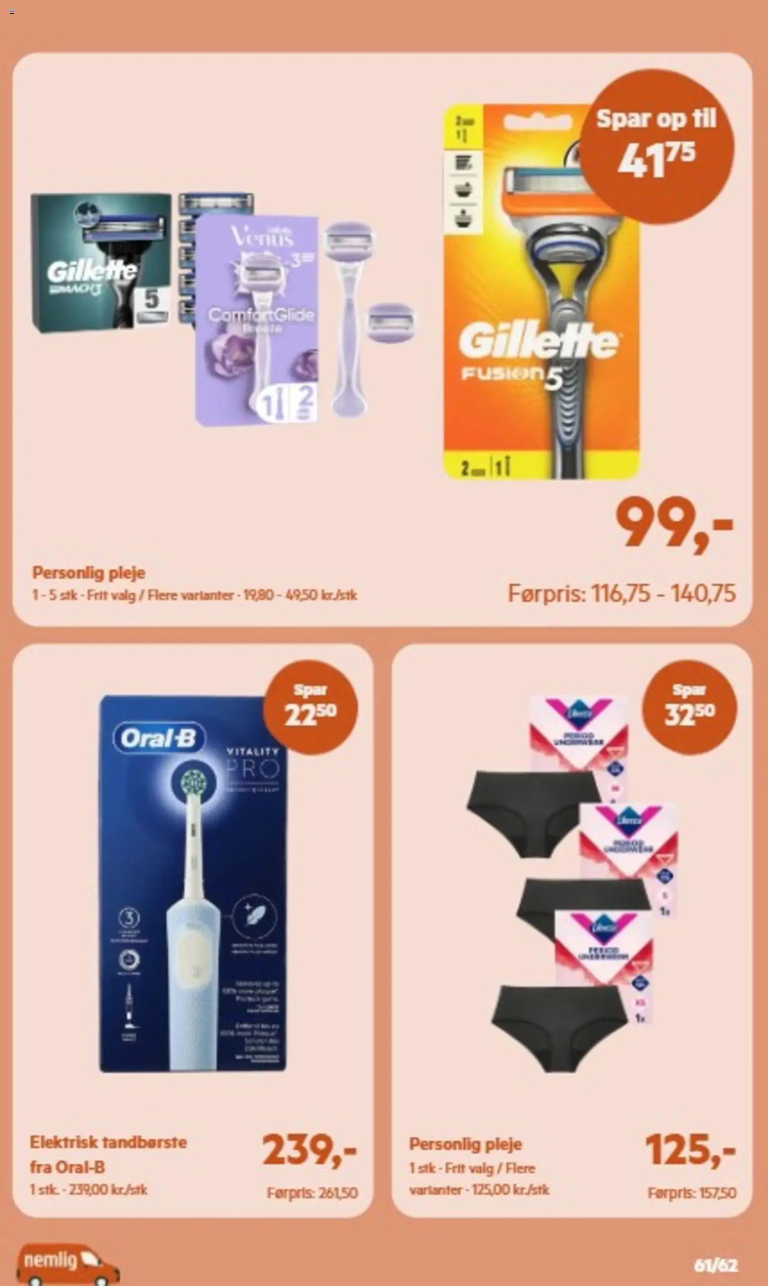 Nemlig tilbudsavis – gyldig fra 30/09/2026 | Side: 61 | Produkter: Tandbørste, Elektrisk Tandbørste