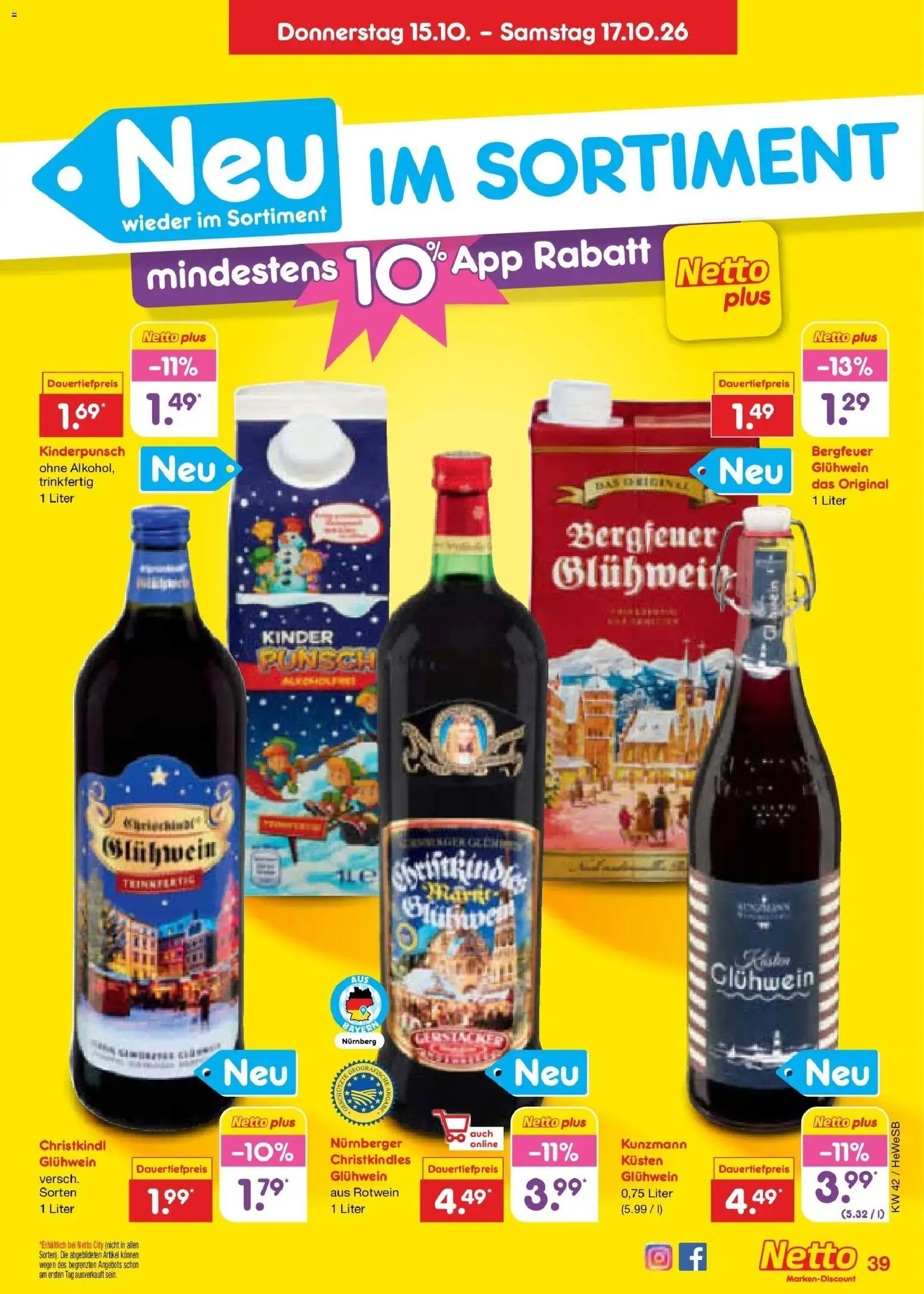 Netto Marken-Discount Prospekt Hamburg (ab 12.10.2026) » Angebote | Seite: 53 | Produkte: Rotwein