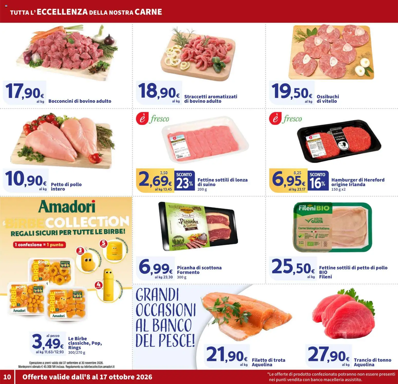 Volantino SIGMA del 08/10/2026 | Pagina: 10 | Prodotti: Peluche, Pollo, Suino, Carne