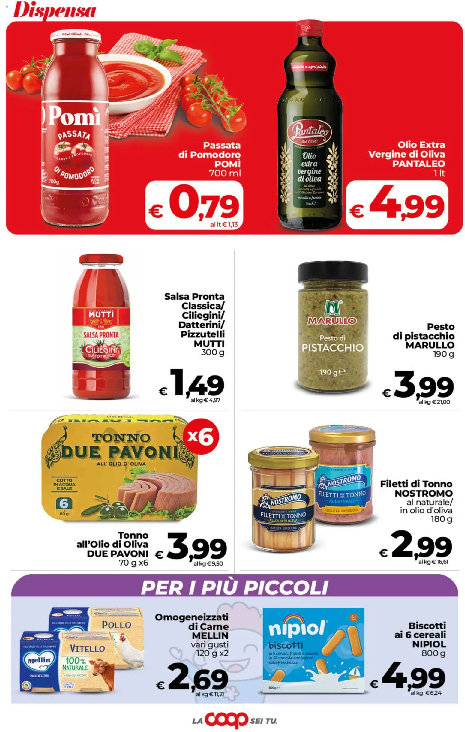 Volantino COOP del 22/09/2026 | Pagina: 27 | Prodotti: Pistacchio, Carne, Mutti, Olio d'oliva