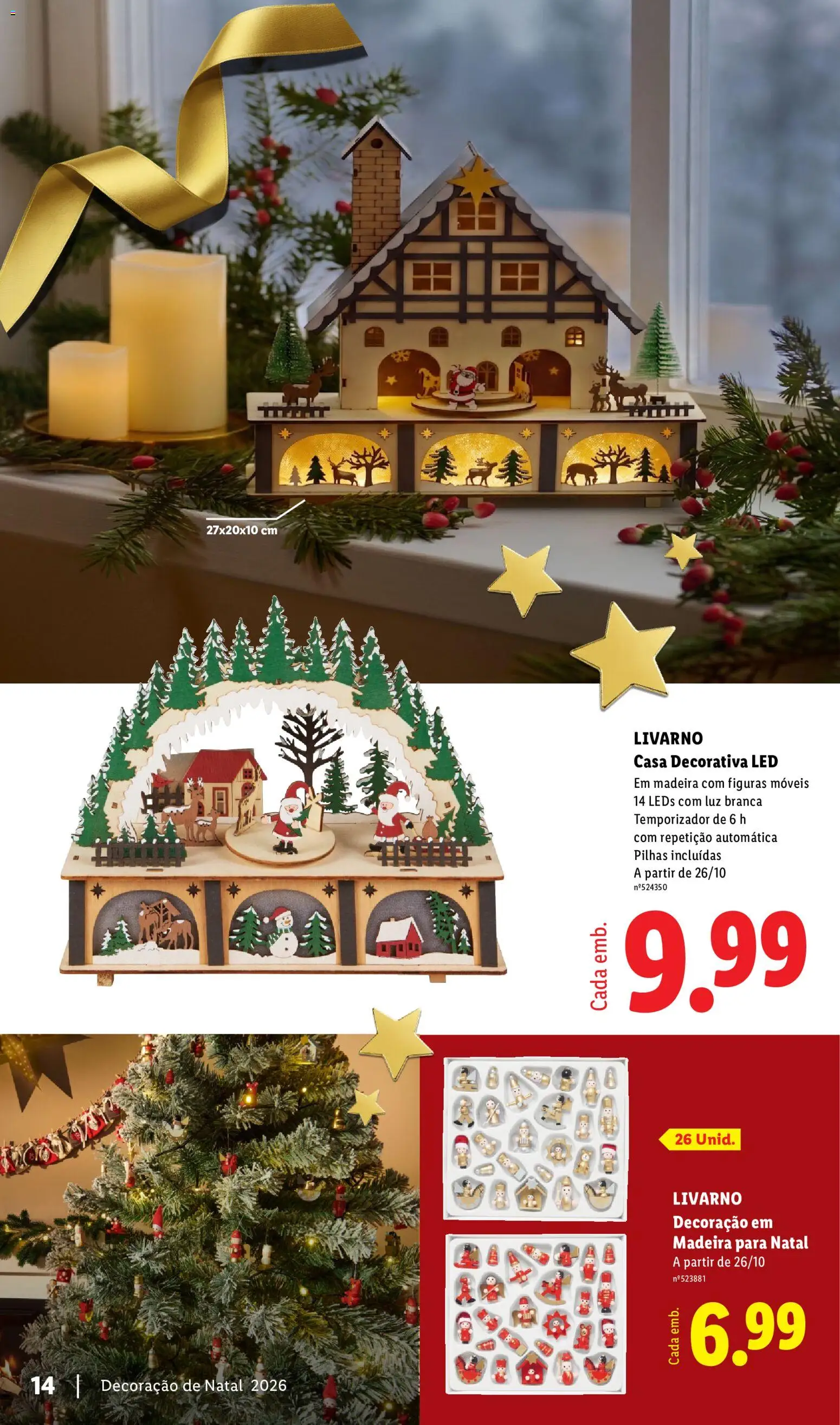 Lidl Folheto Especial Decoração de Natal │ válido de 26/10/2026 | Página: 14