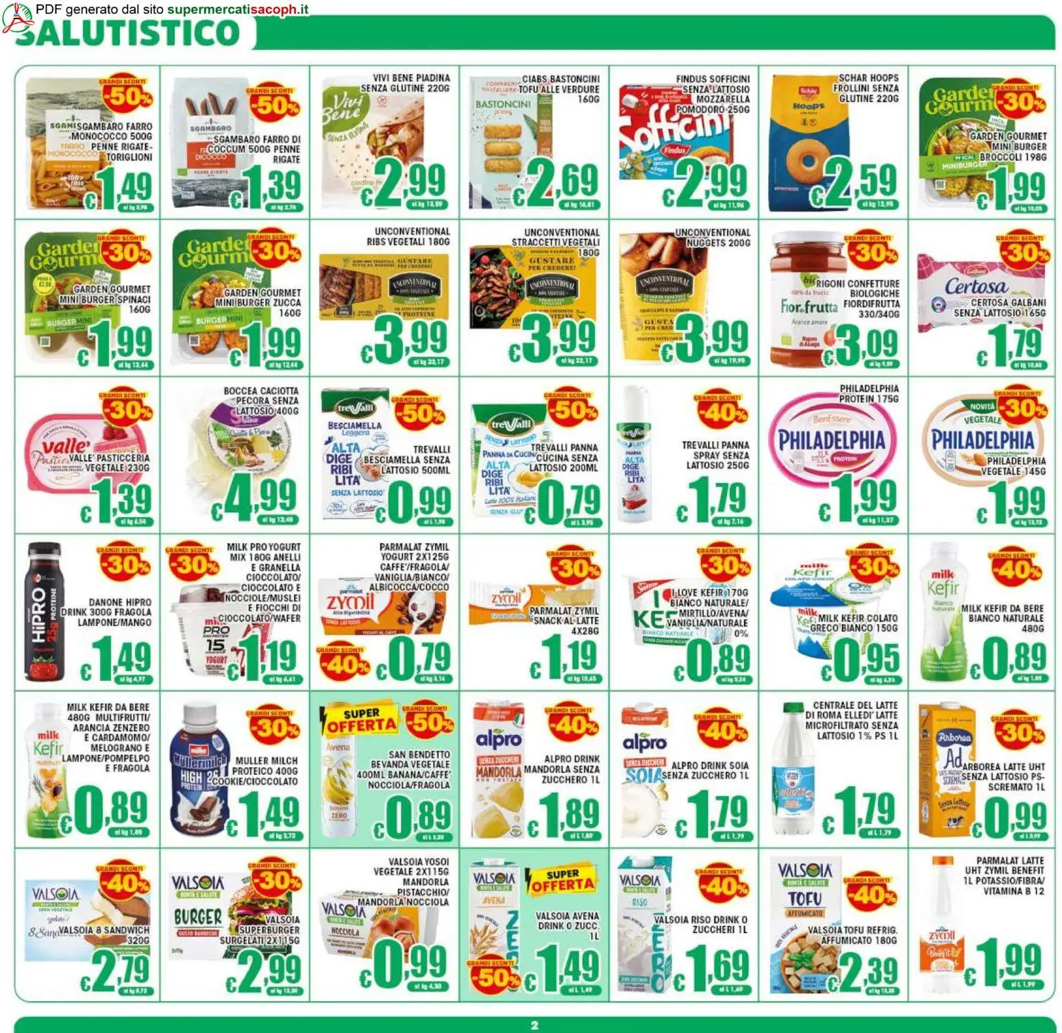 Volantino Sacoph del 29.05.2026 | Pagina: 2 | Prodotti: Riso, Nuggets, Verdure, Arancia