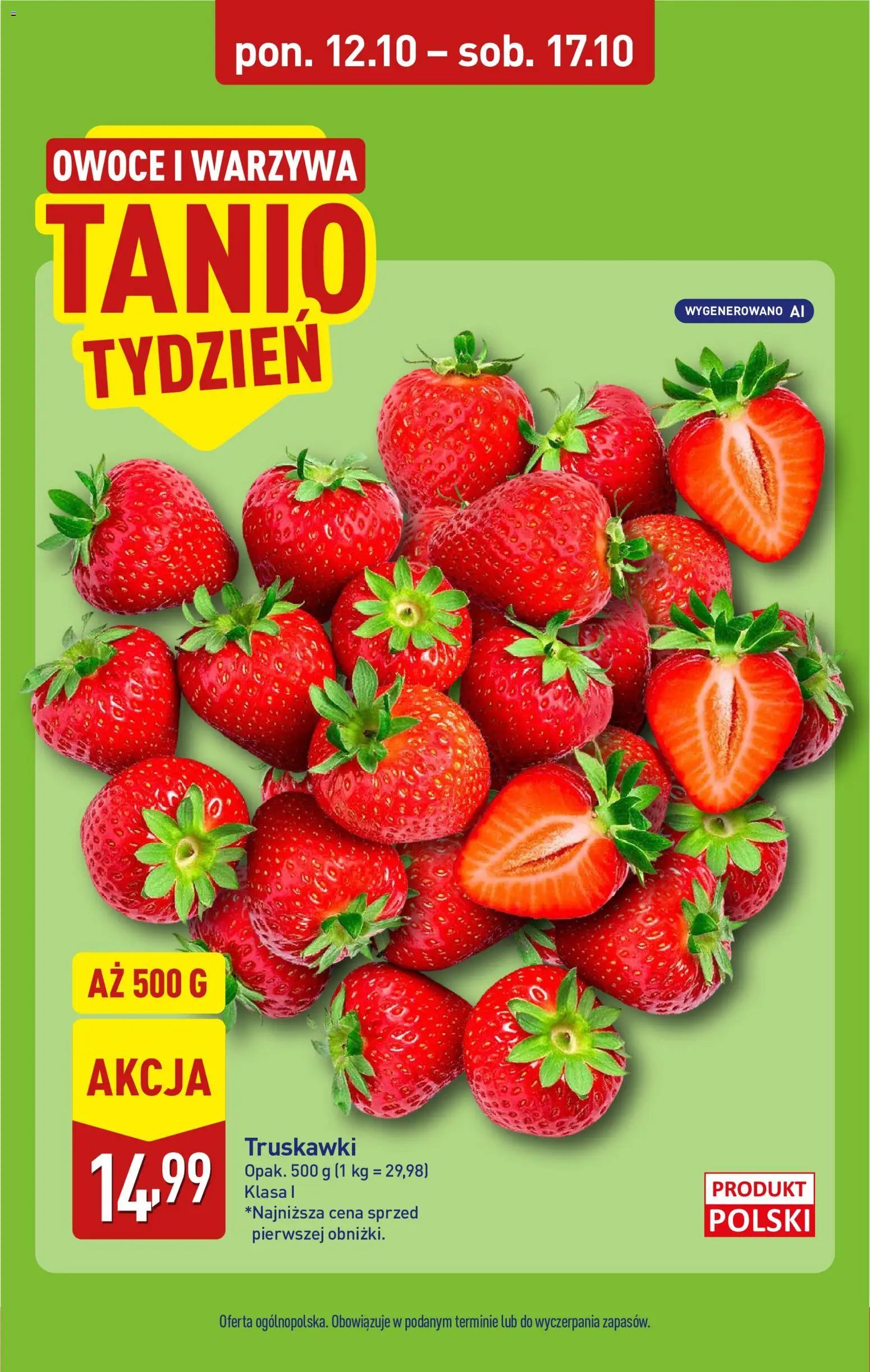 Aldi gazetka od 12.10.2026 | Strona: 7 | Produkty: Truskawki, Warzywa, Owoce