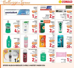Anteprima del volantino RICARICA SAPONE LIQUIDO DOVE, vari tipi 500 ml valido a partire dal 22.04.2026 | Pagina: 22 | Prodotti: Crema, Deodorante, Collutorio, Detergente