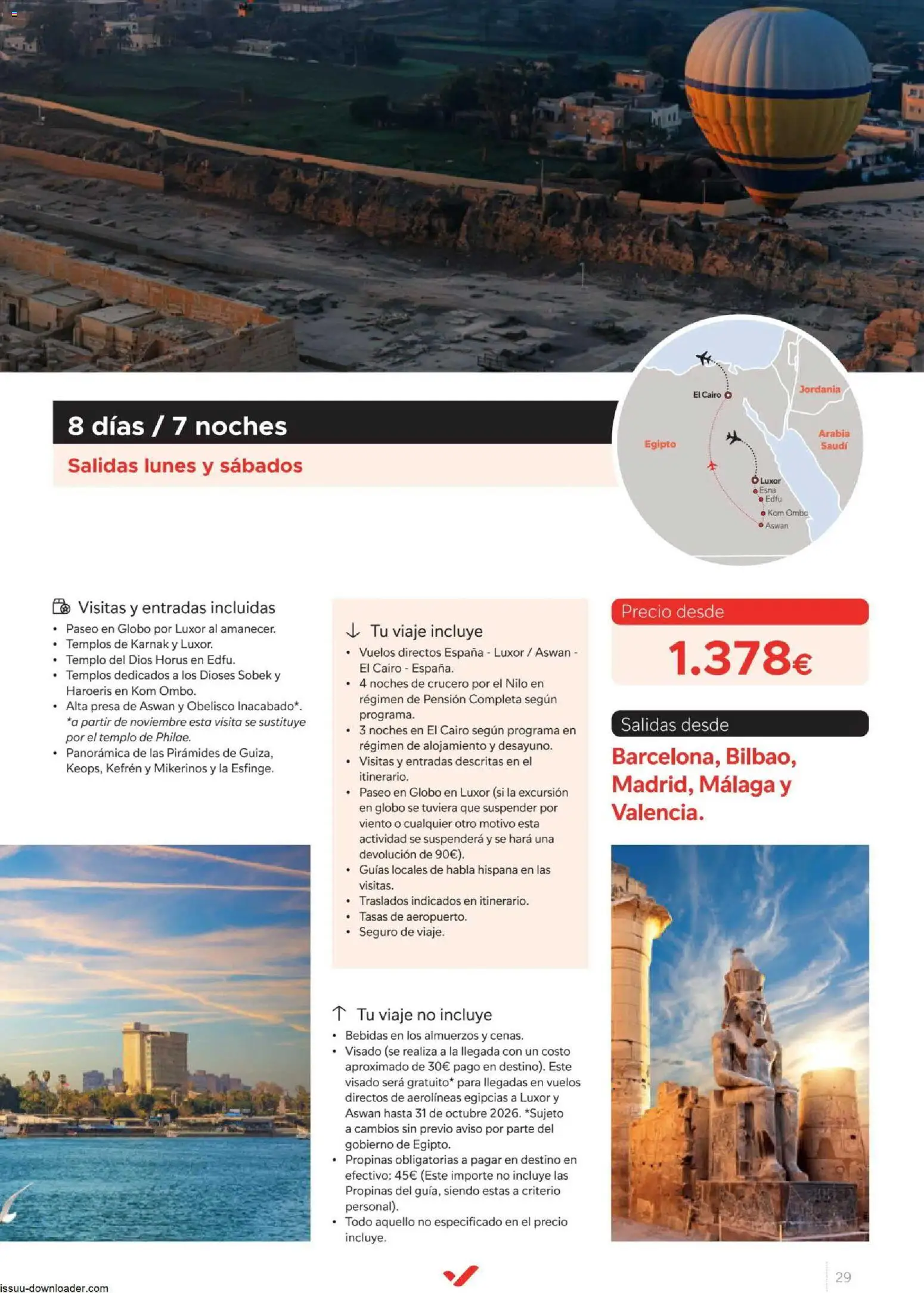 Halcón Viajes Egípto │ válido desde el 06/07/2026 | Página: 29