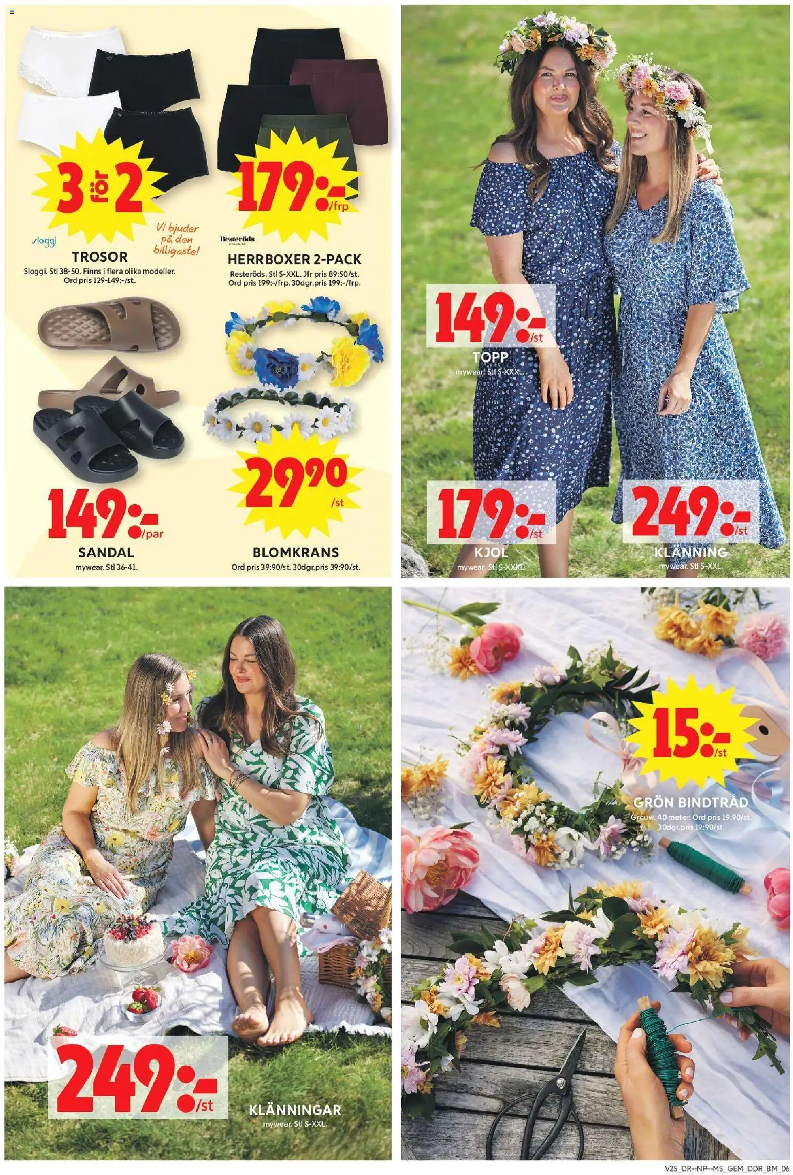 ICA Maxi reklamblad aktuell från 15.06.2026 | Sida: 17 | Produkter: Kjol, Topp, Trosor, Klänning