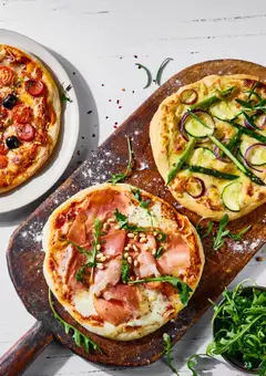 Forhåndsvisning av Pizza, Pizza with various toppings. gyldig fra 07.04.2026 | Side: 23