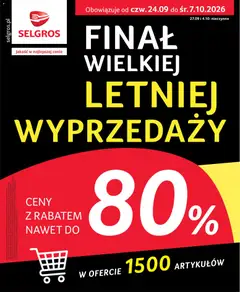 Pogląd oferty "Selgros cash&carry gazetka - Totalna Wyprzedaż" - ważna od 24.09.2026