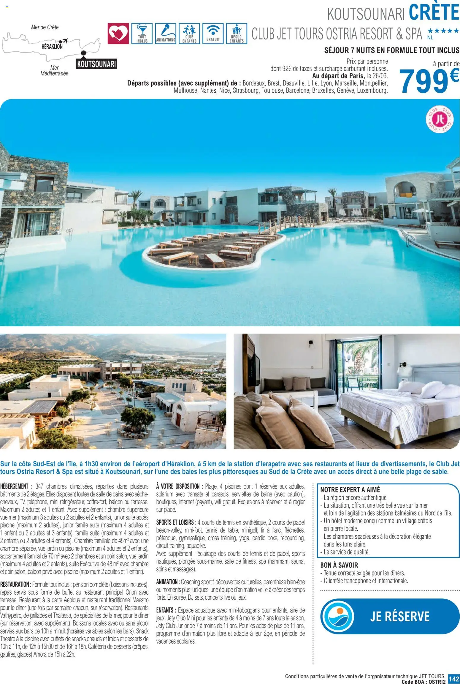 {H1} | Page: 142 | Produits: Glaces, Alcool, Décoration, Serviettes