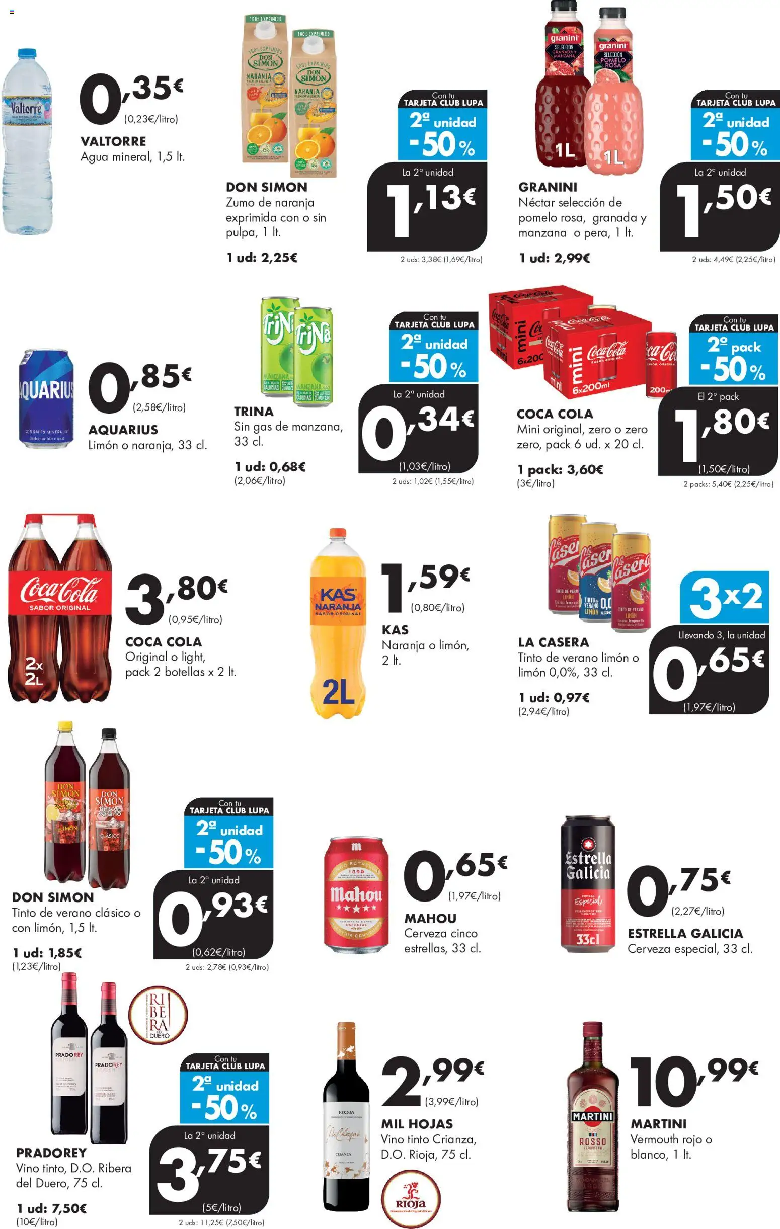 Lupa Supermercados folleto │ válido desde el 20/08/2026 | Página: 10 | Productos: Vino, Limón, Zumo, Manzana
