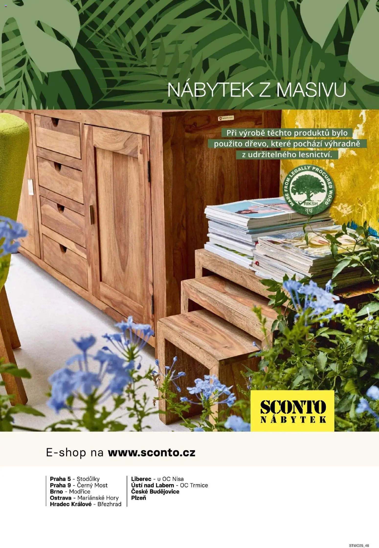 Sconto nábytek katalog - Nábytek z masivu od 01.01.2026 | Strana: 46 | Produkty: Mošt, Nábytek