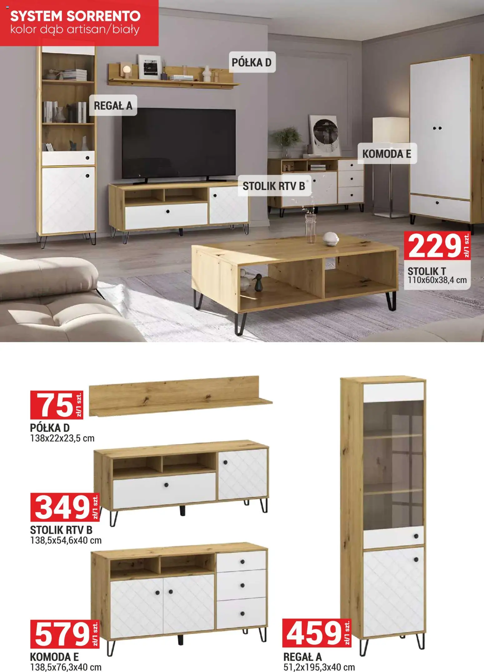 Merkury Market gazetka - Meble, Wypoczynki, Materace od 01.09.2026 | Strona: 14 | Produkty: Komoda, Półka, Regał