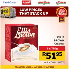Jumbo specials catalogue – valid from 14.05.2026 | Page: 3 | Products: Case, Creamer, Oil