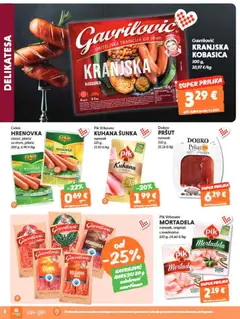 Studenac Katalog - Pregled kataloga iz trgovine Studenac, vrijedi od 13.05.2026 | Stranica: 8 | Proizvodi: Pršut, Narezak, Kobasica, Pik Vrbovec