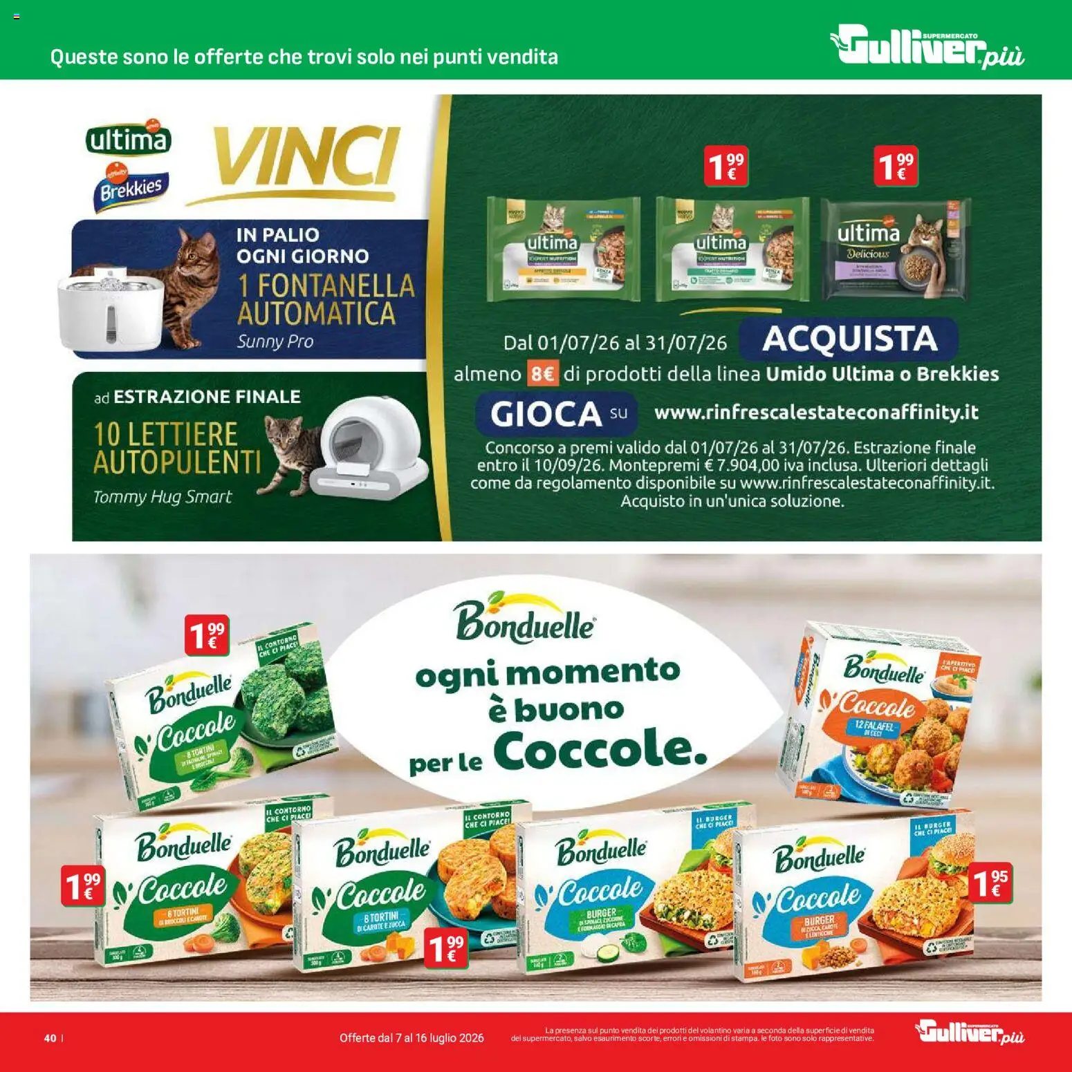 Volantino Gulliver del 07/07/2026 | Pagina: 40