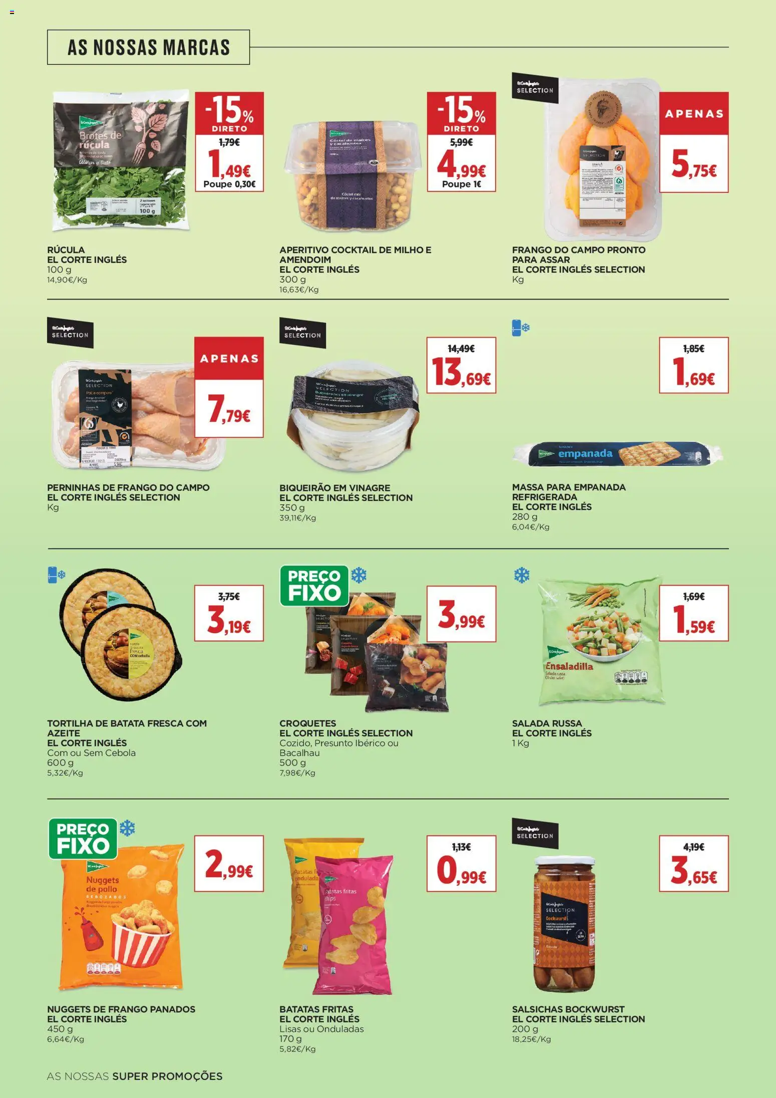 El Corte Ingles folheto │ válido de 16/10/2026 | Página: 32 | Produtos: Croquetes, Frango, Salsichas, Nuggets