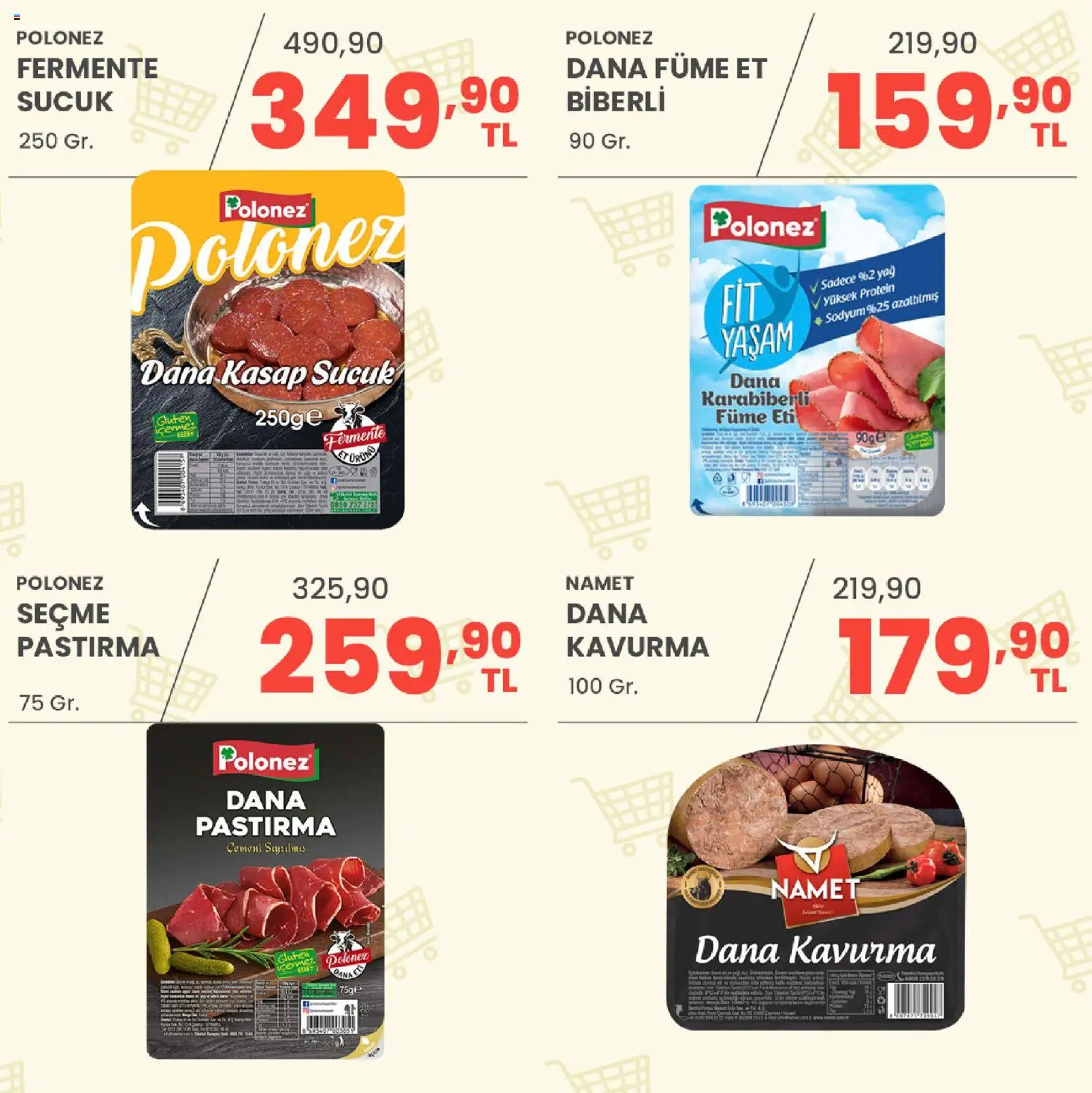 Sarıyer Katalog - 23 Ekim 2026 tarihinden itibaren geçerlidir | Sayfa: 17 | Ürünler: Yağ, Et, Dana füme, Sucuk