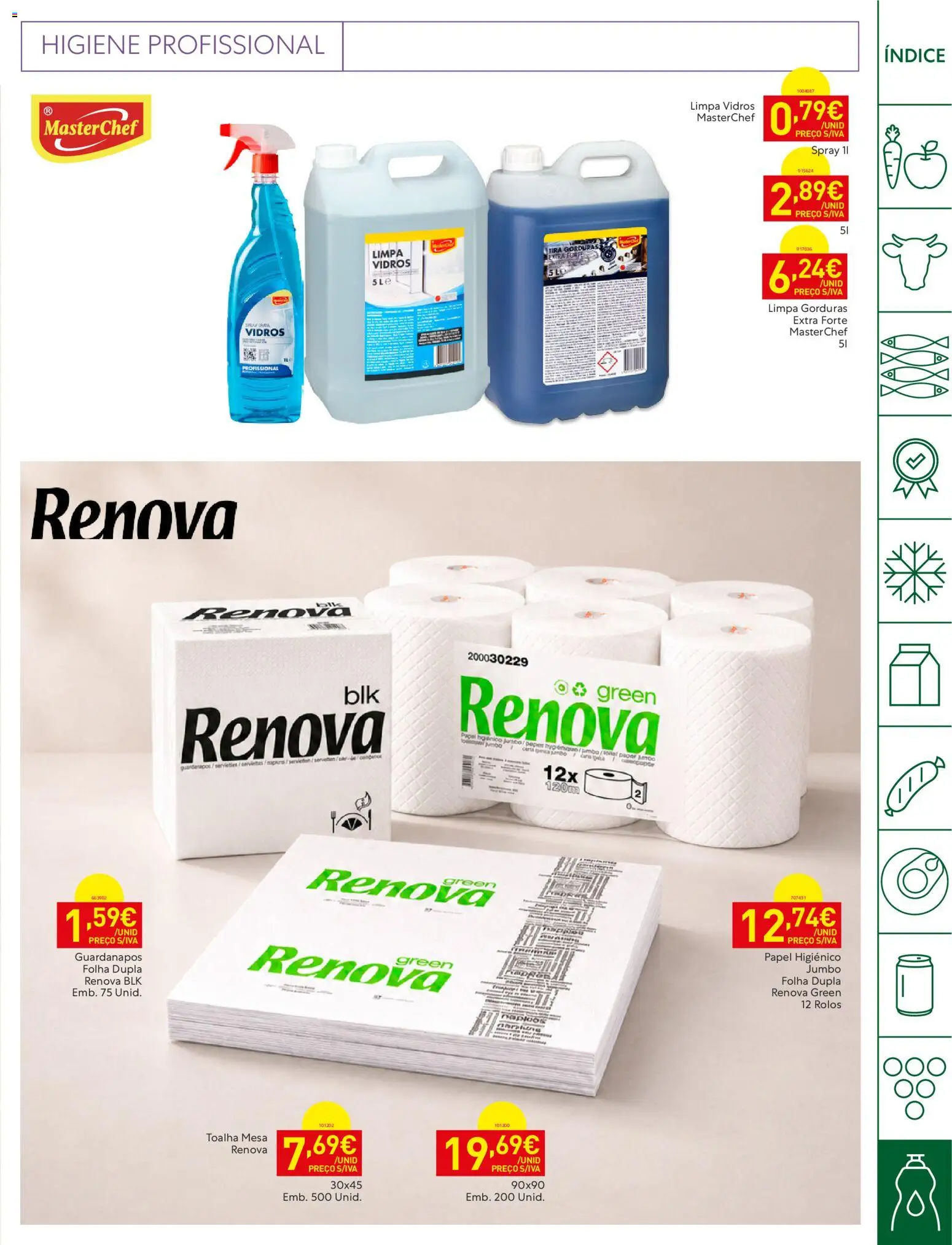 Recheio Horeca Madeira │ válido de 11/08/2026 | Página: 27 | Produtos: Papel higiénico, Guardanapos, Mesa, Limpa vidros