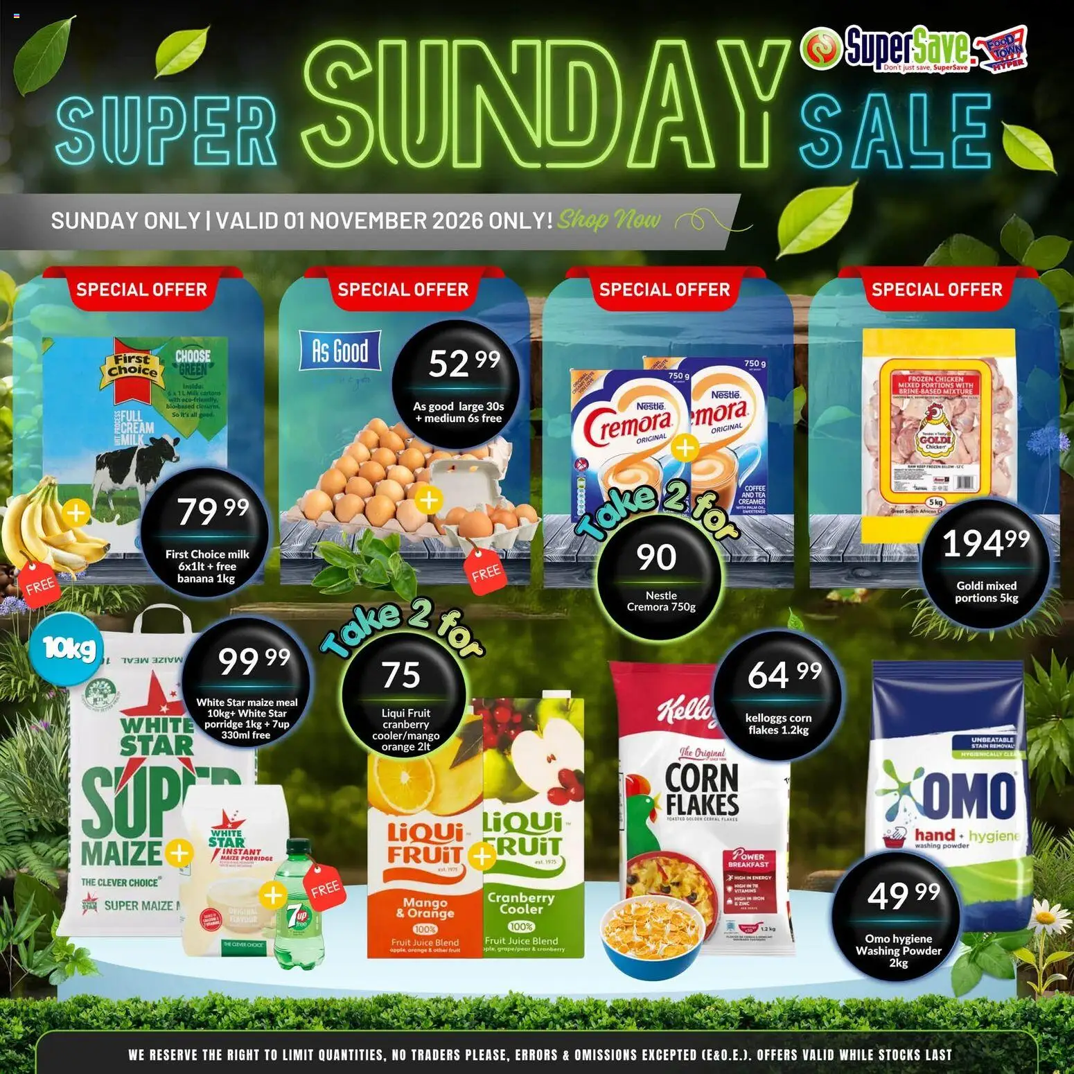 New Super Save catalogue – valid from 01/11/2026 | Page: 1 | Products: Vitamins, Juice, Powder, Fruit