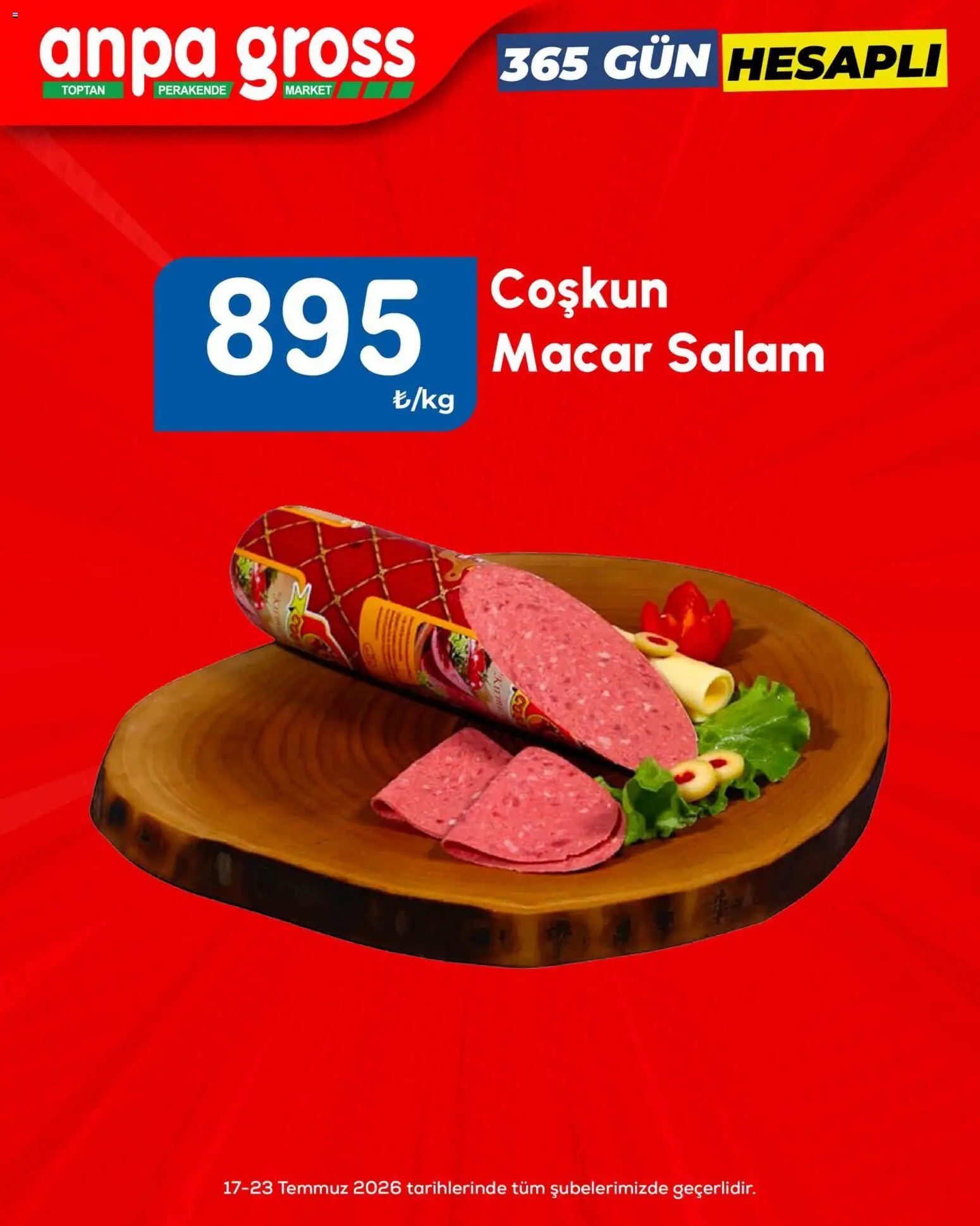 Anpa Gross Katalog - 17 Temmuz 2026 tarihinden itibaren geçerlidir | Sayfa: 6 | Ürünler: Salam