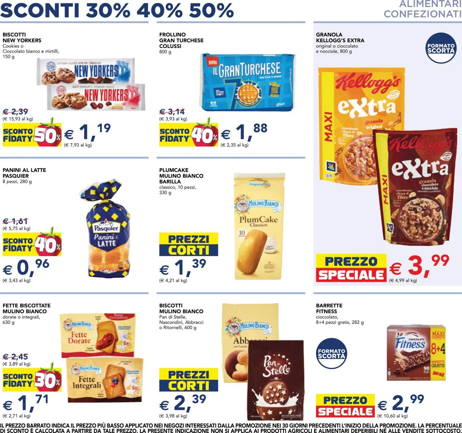 Volantino Esselunga S del 30/07/2026 | Pagina: 12 | Prodotti: Cioccolato, Biscotti, Latte, Plumcake