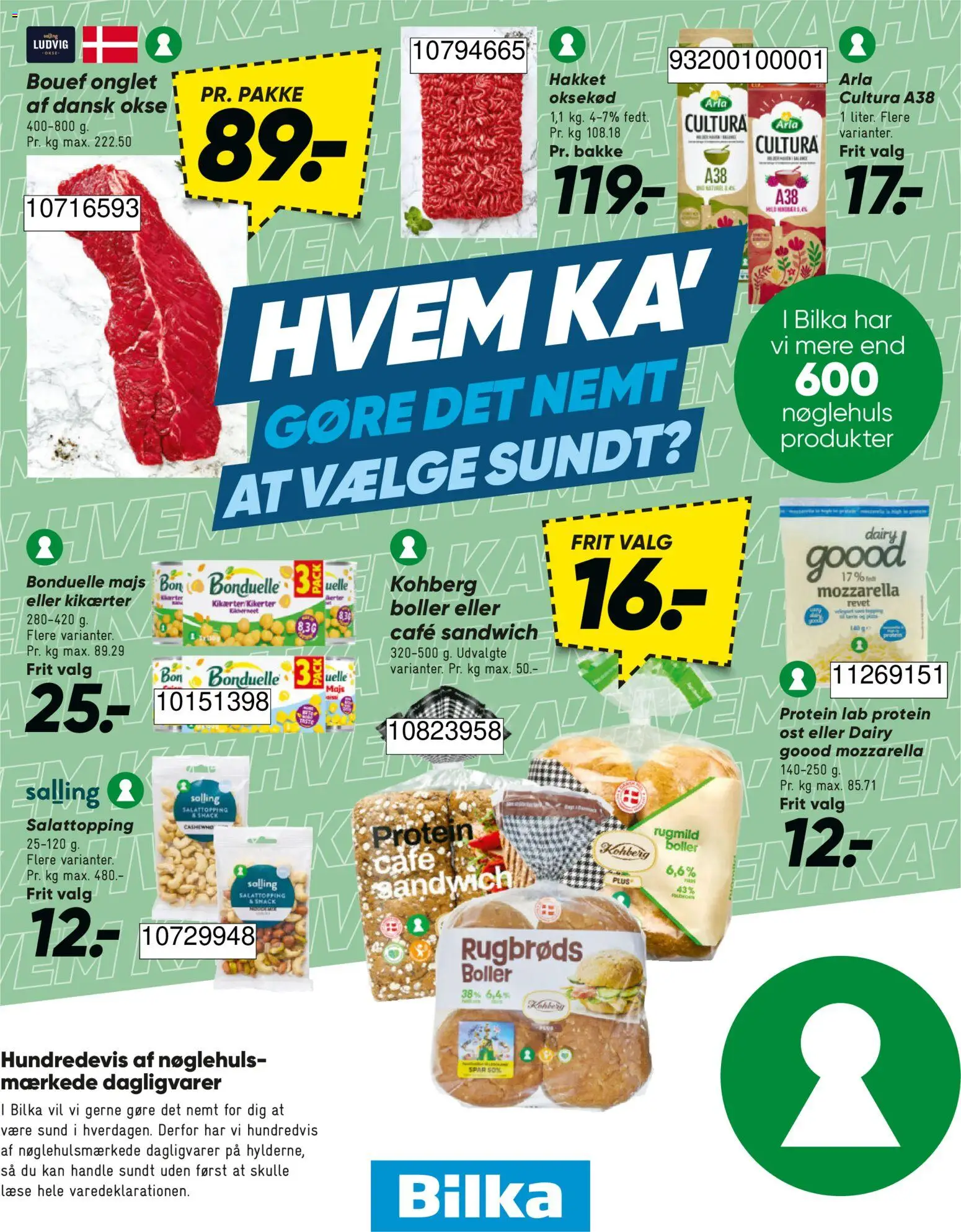 Bilka tilbudsavis – gyldig fra 02/10/2026 | Side: 37 | Produkter: Dagligvarer, Ost, Majs, Kikærter
