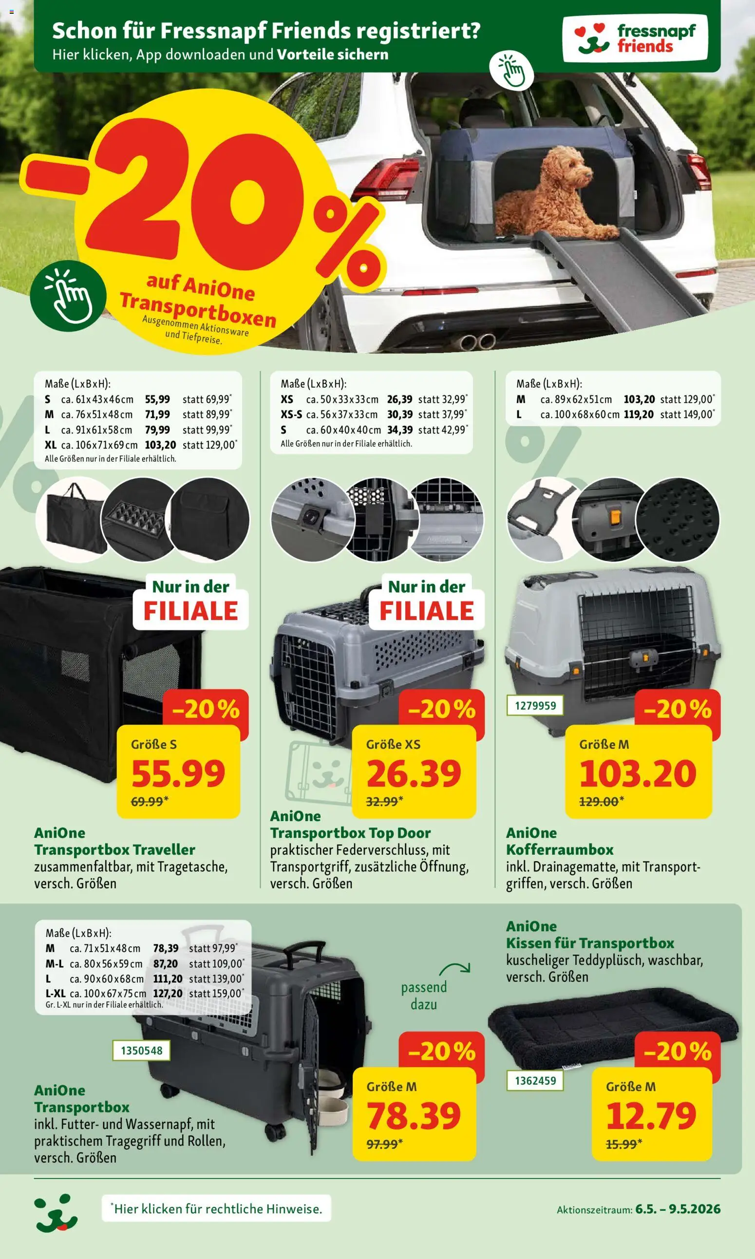 Fressnapf Flugblatt gültig ab 06.05.2026 | Seite: 2 | Produkte: Kissen