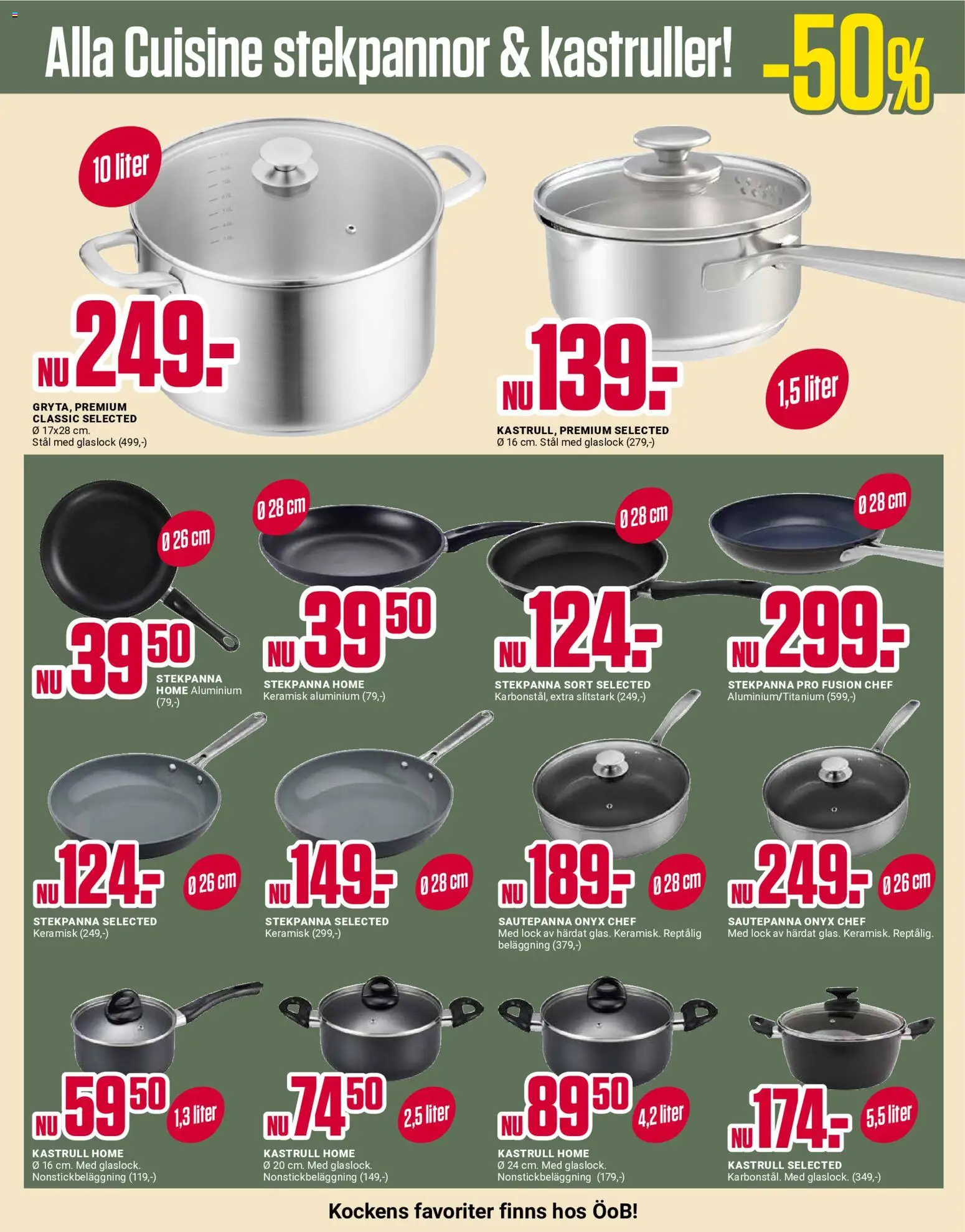ÖoB reklamblad aktuell från 01.06.2026 | Sida: 10 | Produkter: Stekpanna