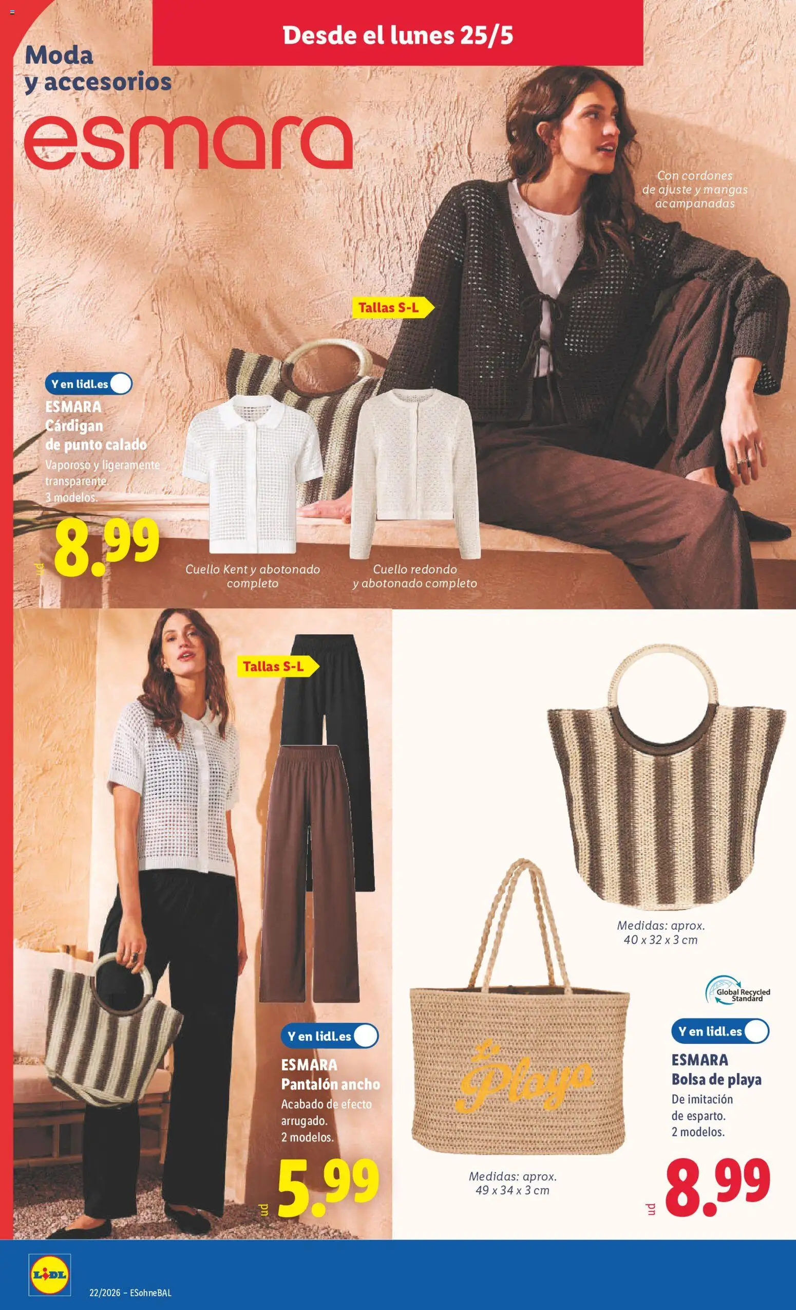 Lidl folleto de bazar │ válido desde el 25.05.2026 | Página: 14 | Productos: Bolsa