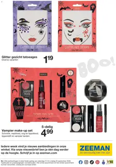 Zeeman folder - Voorbeeld van een folder van Zeeman, geldig van 12/09/2026 | Pagina: 30 | Producten: Make up, Lippenstift, Kan