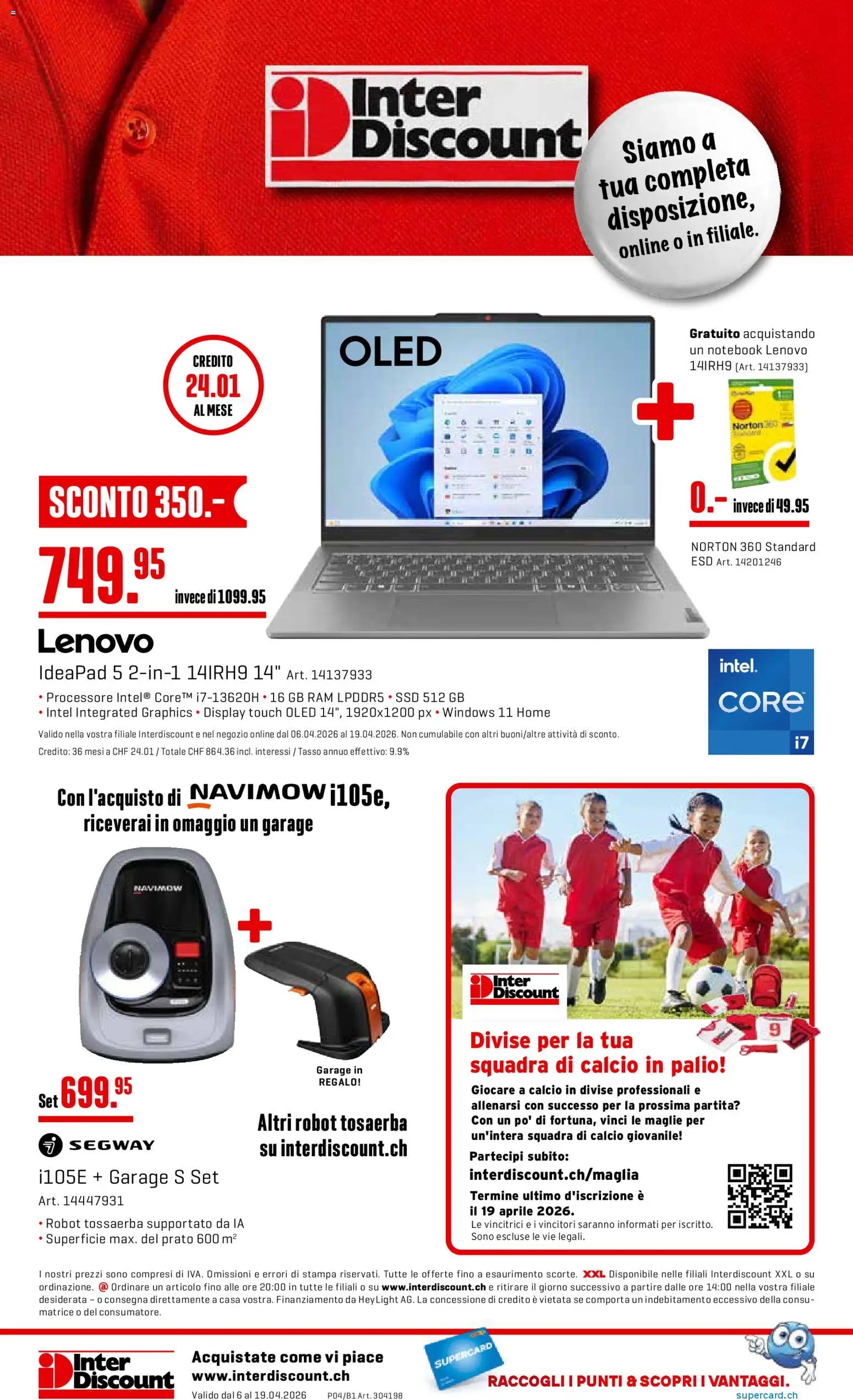 Interdiscount aktionen IT – gültig ab 06.04.2026 | Seite: 16 | Produkte: Notebook, Lenovo