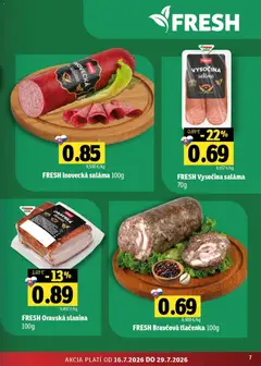 Fresh leták platný od 16.07.2026 | Strana: 7