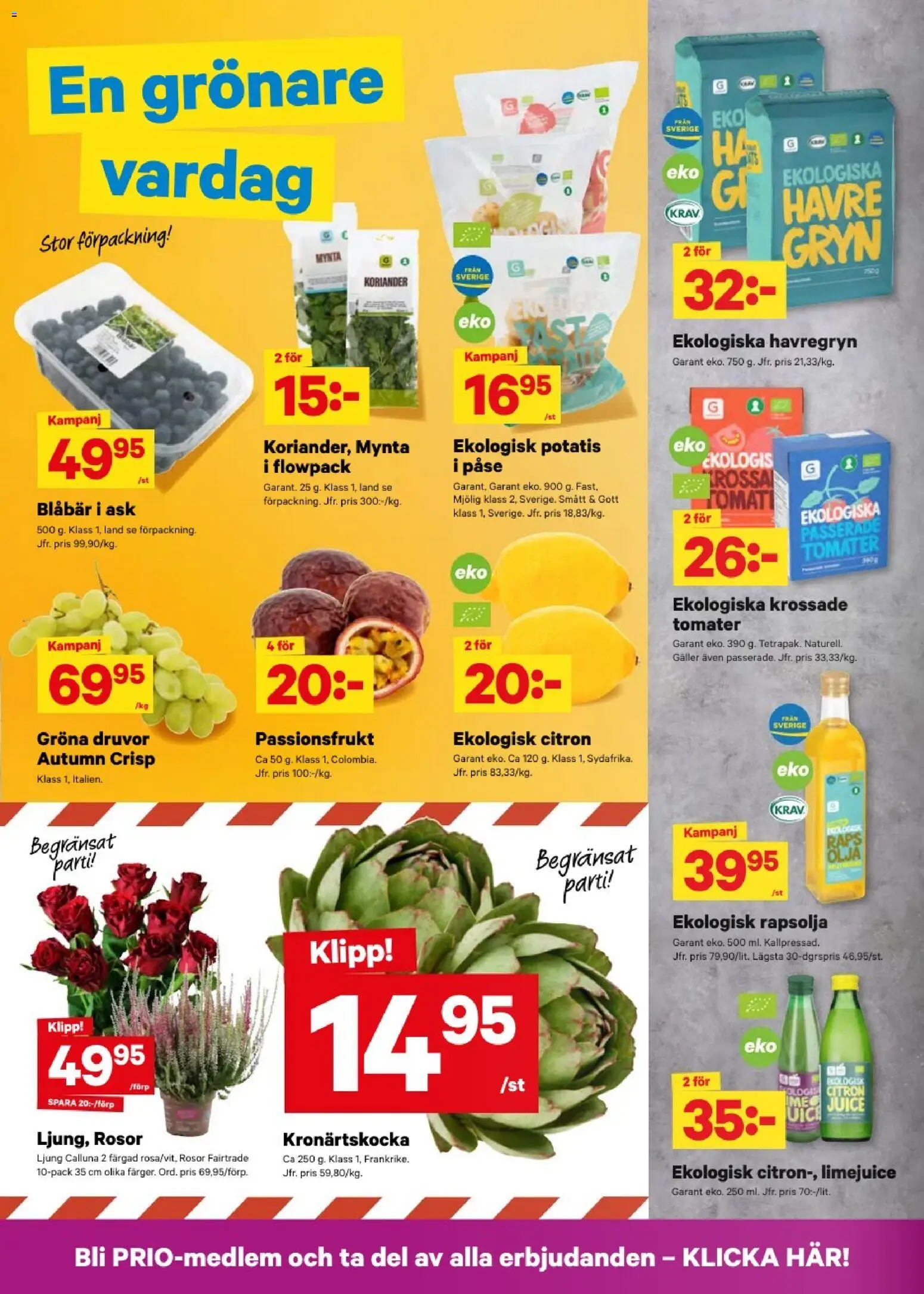 City Gross reklamblad aktuell från 07/09/2026 | Sida: 4 | Produkter: Tomat, Limejuice, Galler, Passionsfrukt