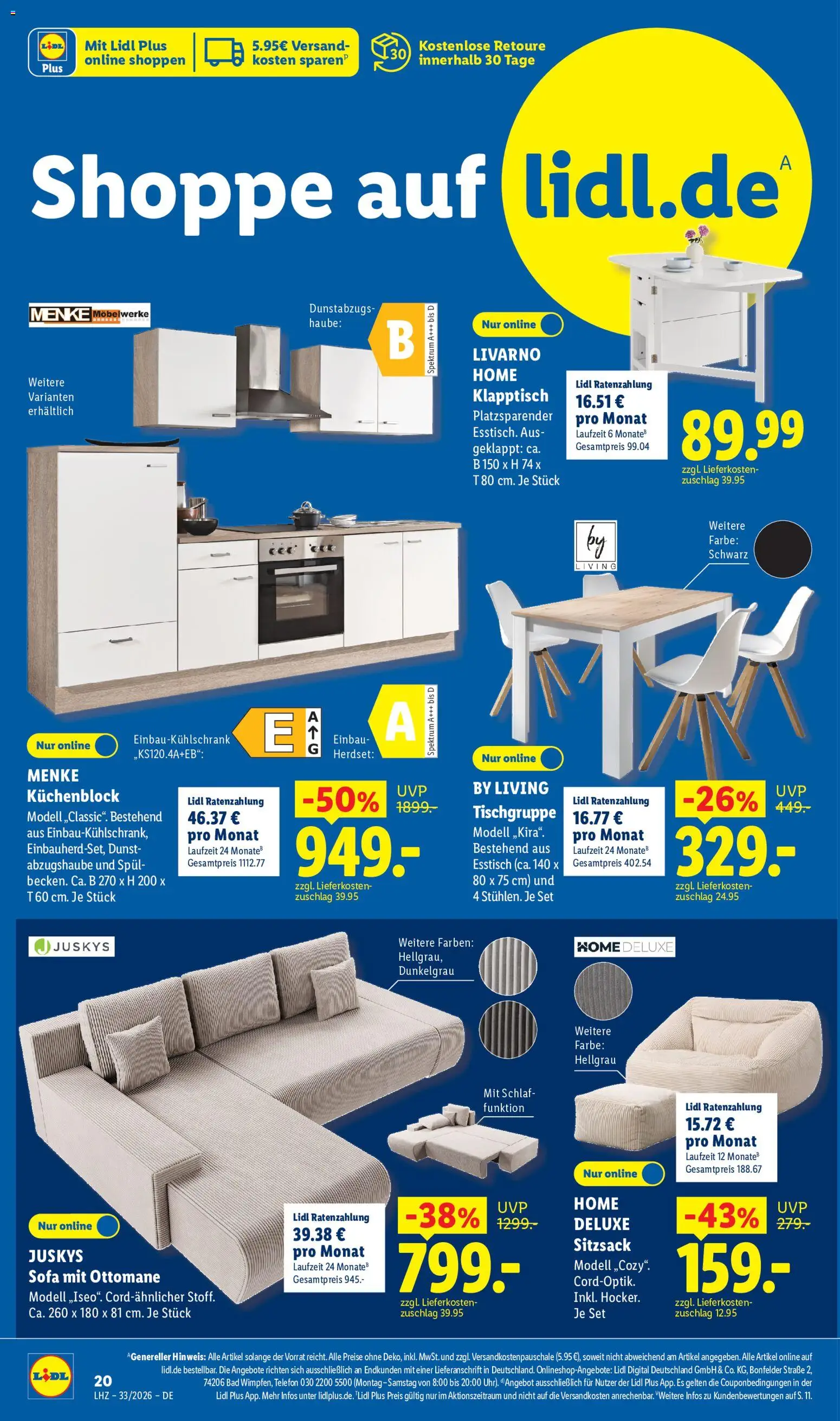 Lidl Německo leták od 10.08.2026 | Strana: 18 | Produkty: Telefon, Deluxe