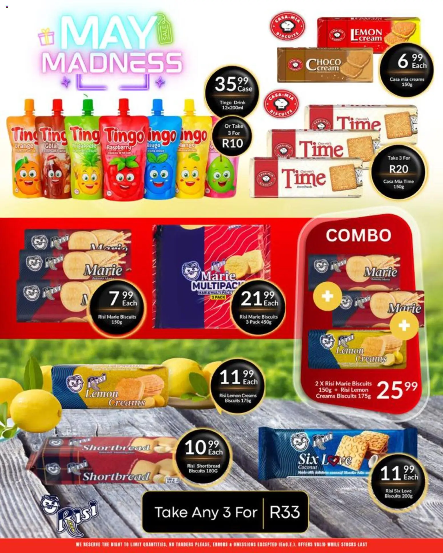 New Super Save catalogue – valid from 15.05.2026 | Page: 31 | Products: Case, Biscuits, Cream, Lemon