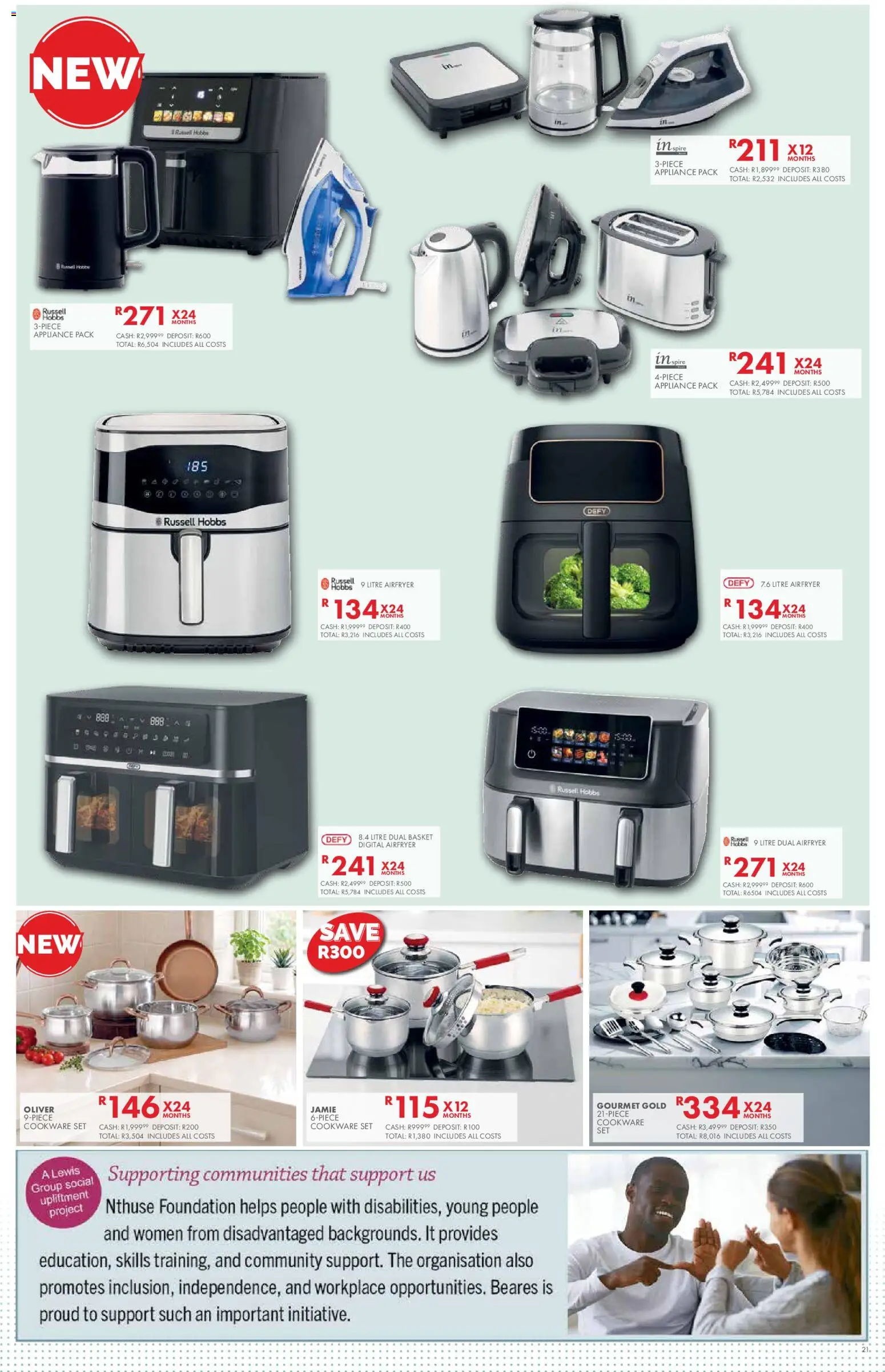New Beares catalogue – valid from 05/10/2026 | Page: 21 | Products: Basket, Foundation, Cookware