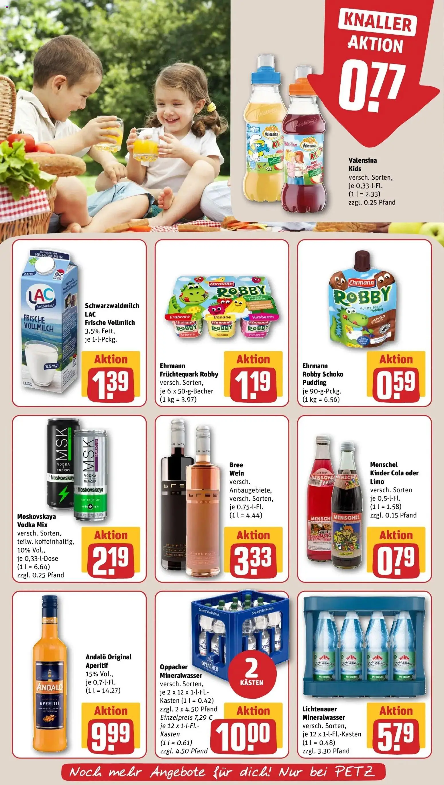 REWE Prospekt ab 10.08.2026 zum Blättern » Angebote | Seite: 9 | Produkte: Mineralwasser, Valensina, Wein, Vodka