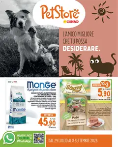Anteprima del volantino Conad volantino PetStore Lombardia valido a partire dal 29/07/2026