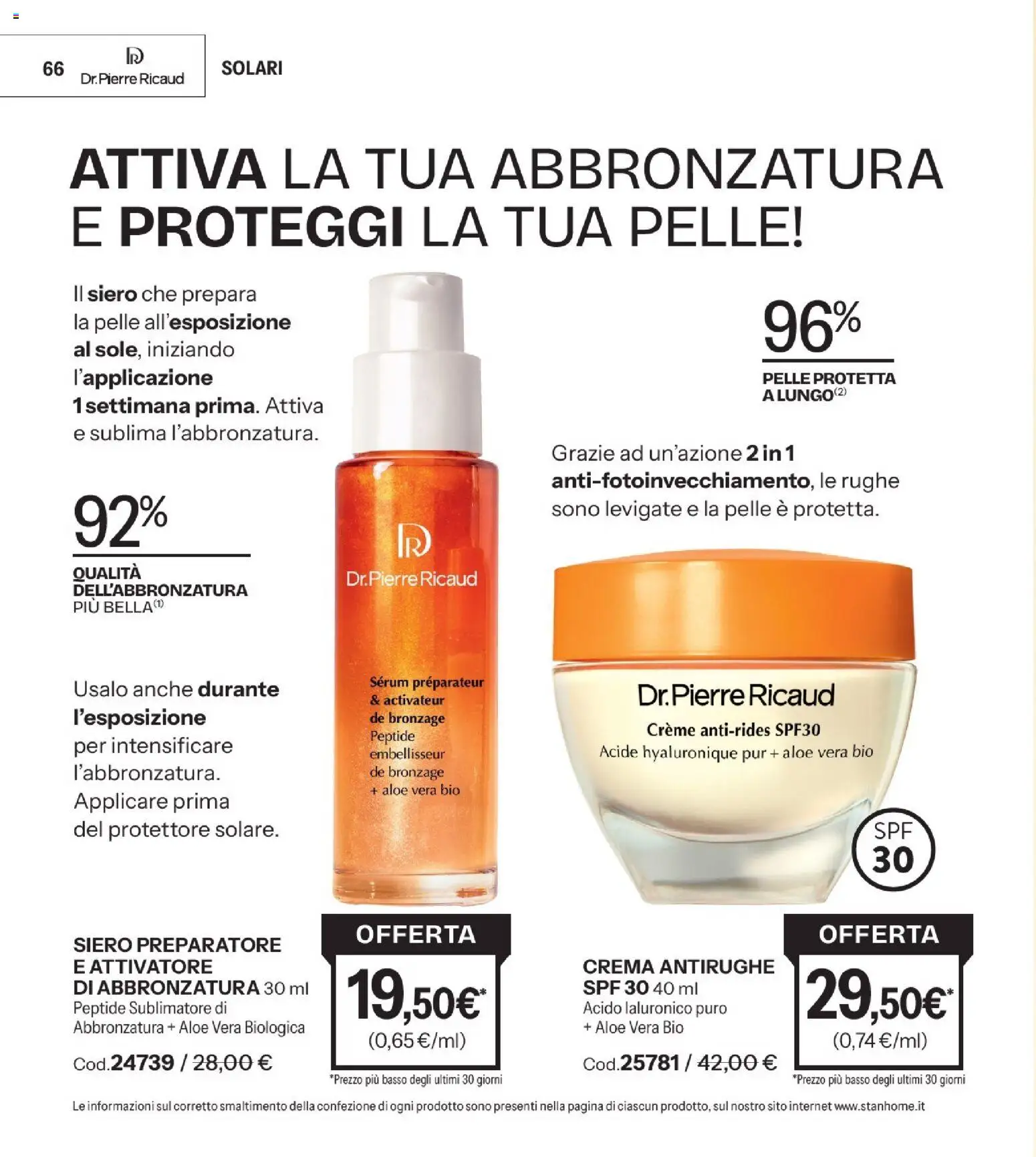 Volantino Stanhome del 23/06/2026 | Pagina: 67 | Prodotti: Crema, Aloe vera