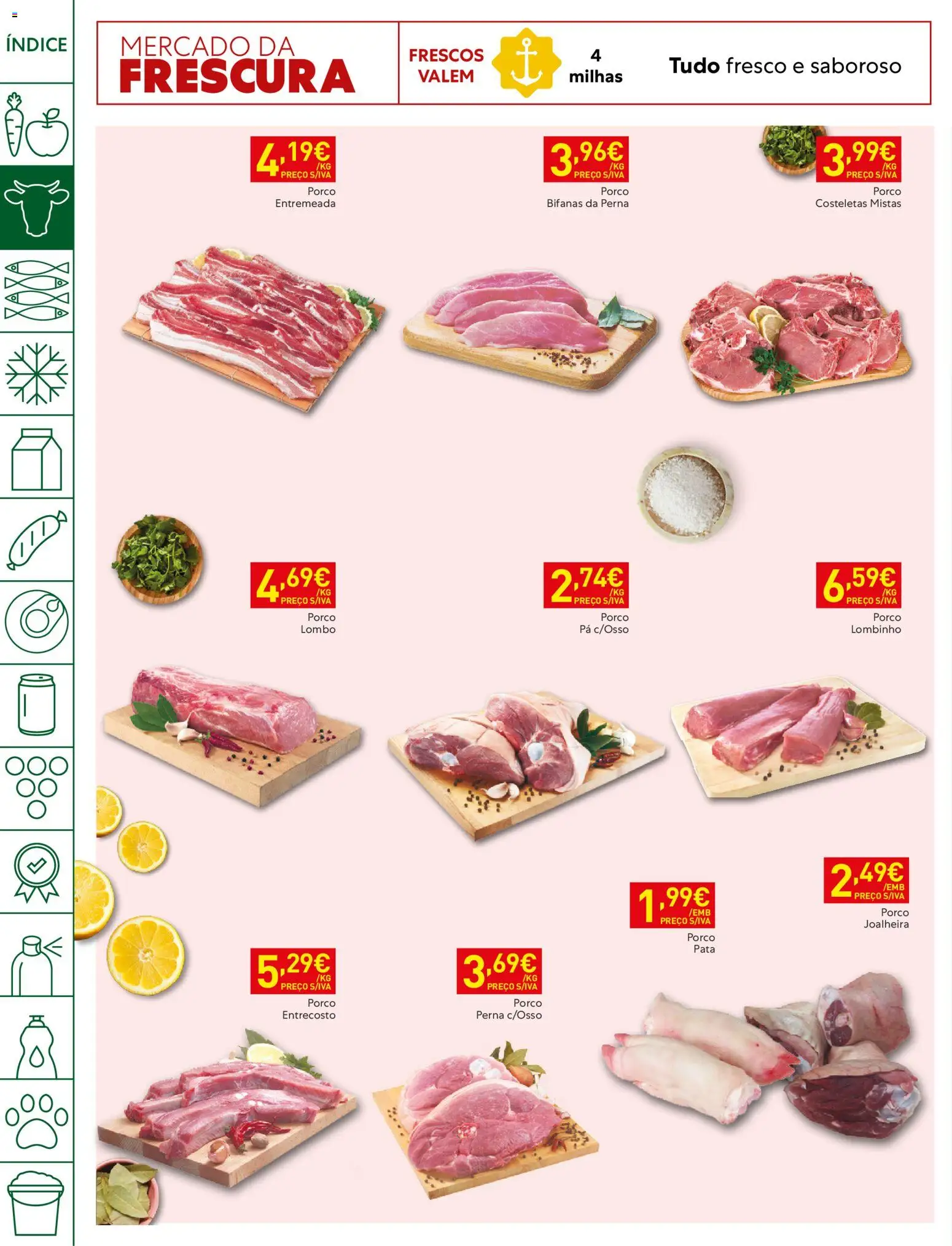 Recheio folheto Madeira │ válido de 29/09/2026 | Página: 4 | Produtos: Entremeada, Lombo, Pá
