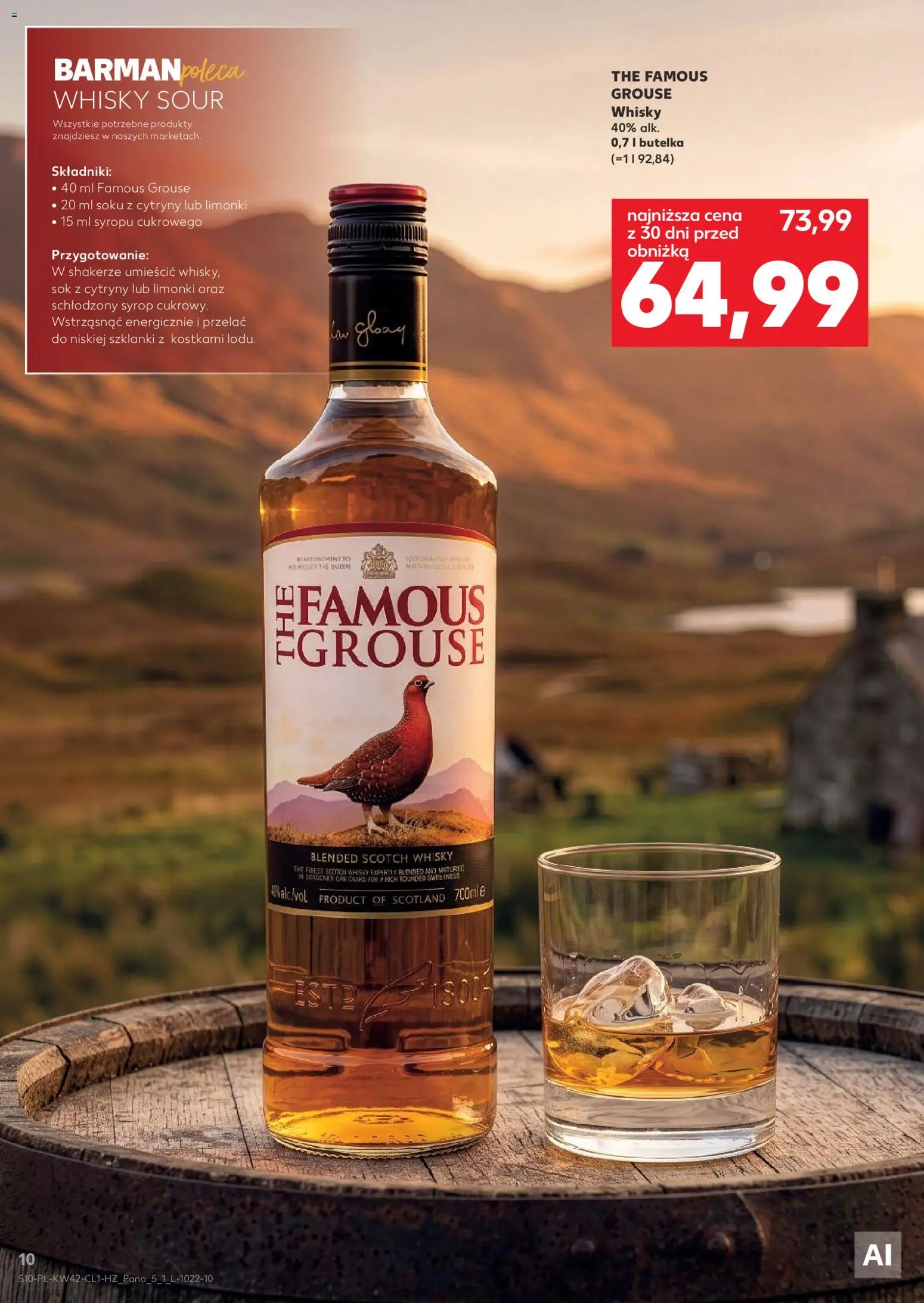Kaufland Polsko leták - Barek od 15.10.2026 | Strana: 10 | Produkty: Whisky